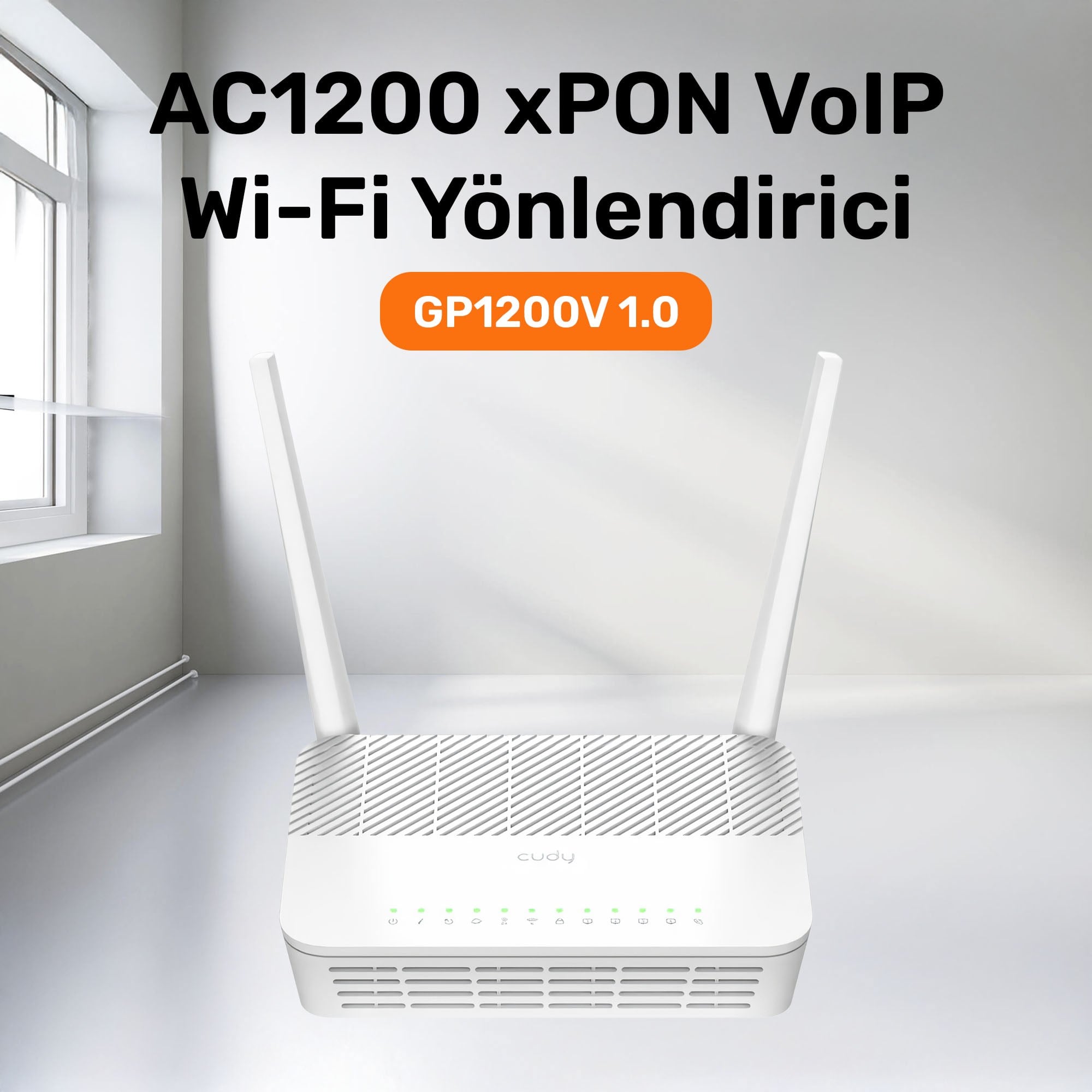 Cudy GP1200 300Mbps/2.4GHz 867Mbps/5GHz 1xPON 4xGigabit easyMesh/GPON/EPON Router