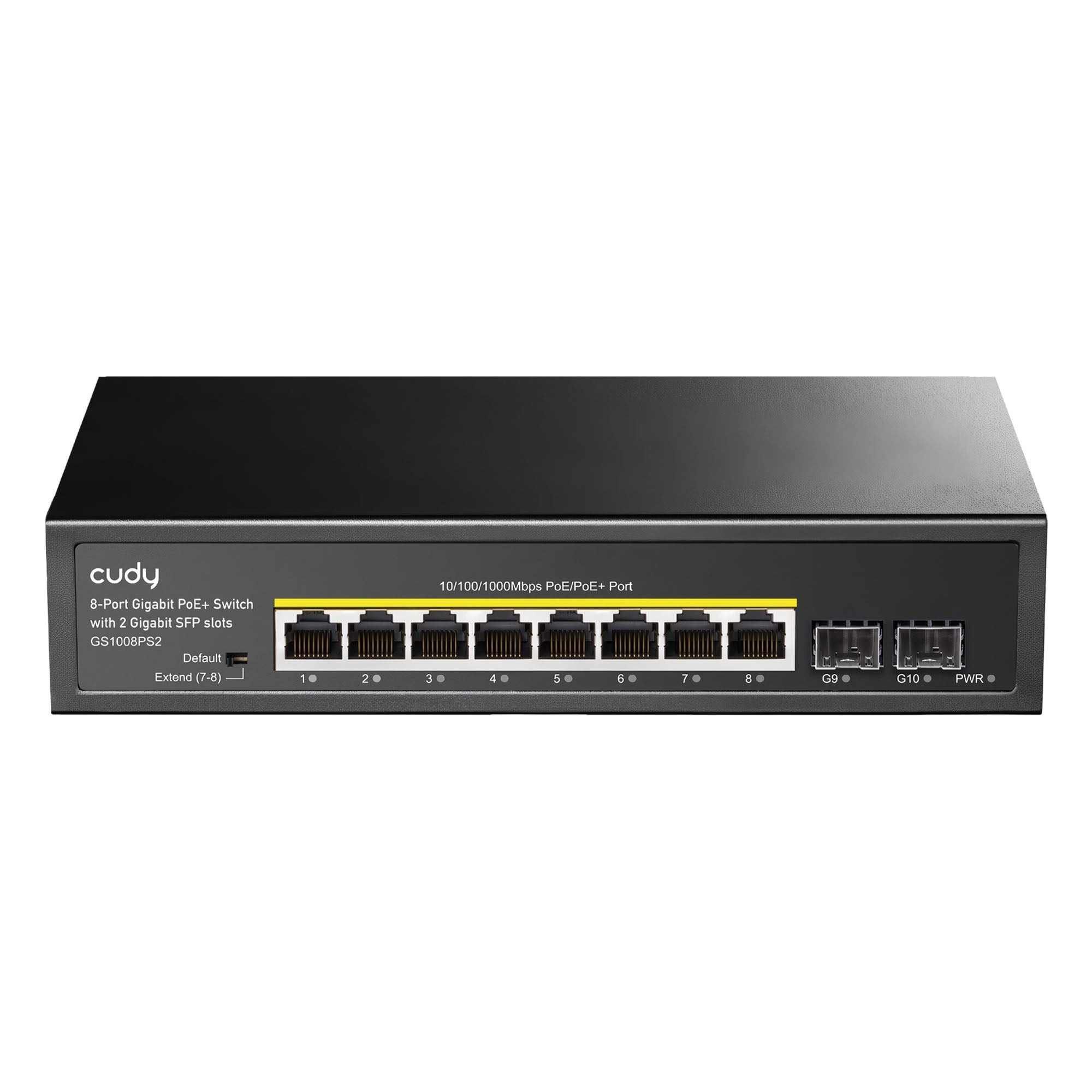 Cudy GS1008PS2 8 Port Gigabit 120W 250m PoE+, 2 Gigabit SFP Switch