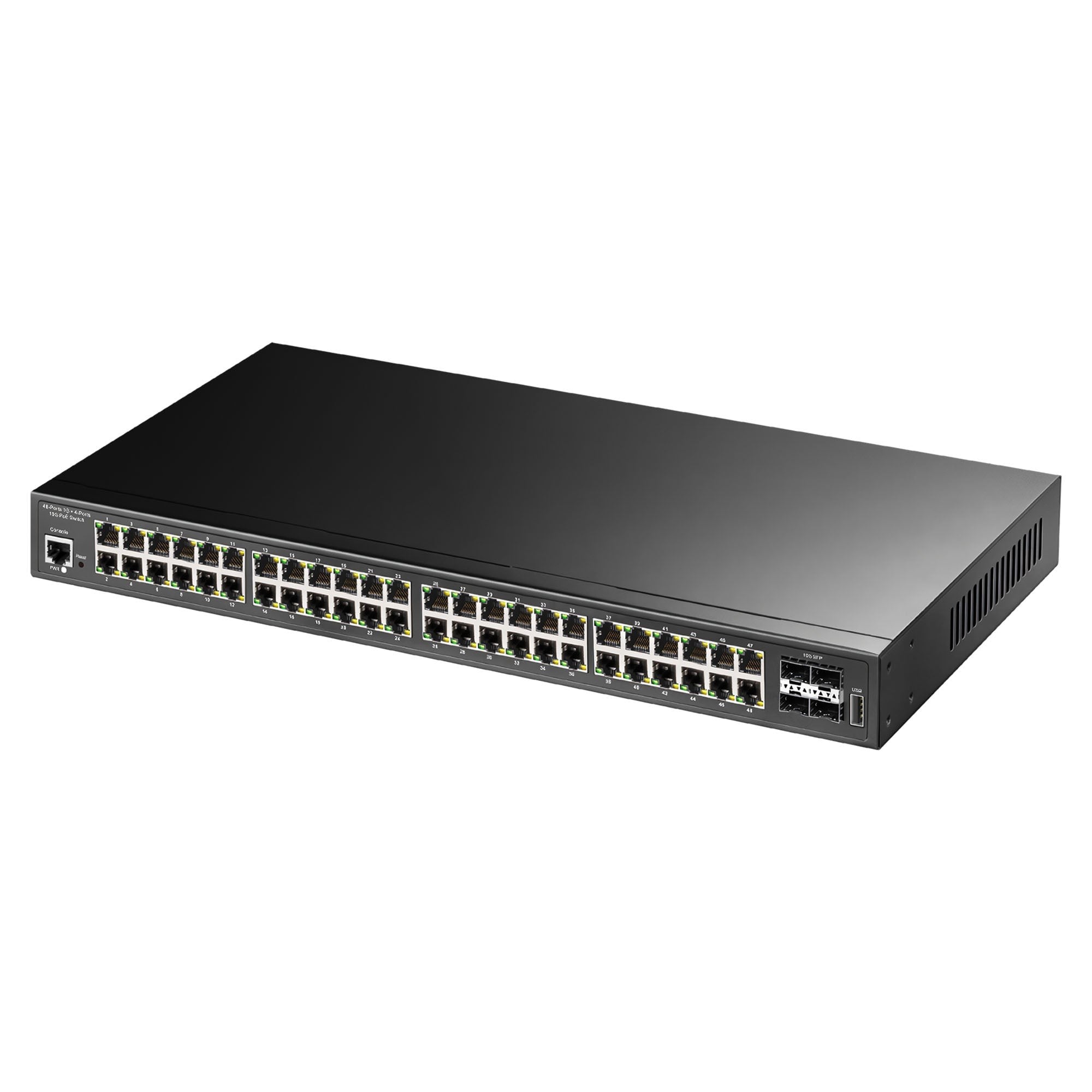 Cudy GS2048PS4 4SFP+,2Consol,48Port Base-TGigabit L2 Yönetilebilir 720WPoE++ Metal Rack Mount Switch