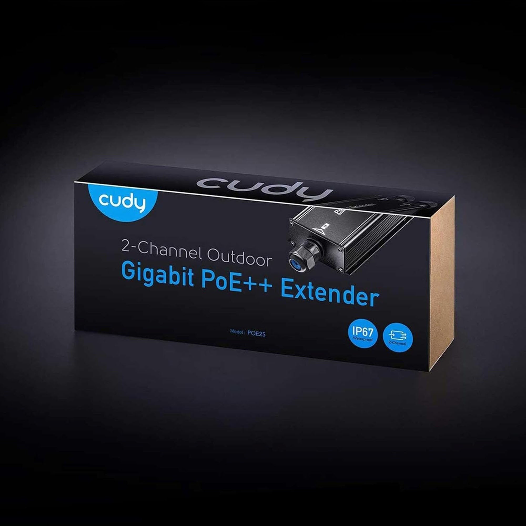 Cudy POE25 Gigabit 2PoE Out 1PoE In 10/100Mbps 2W Metal Kasa Switch