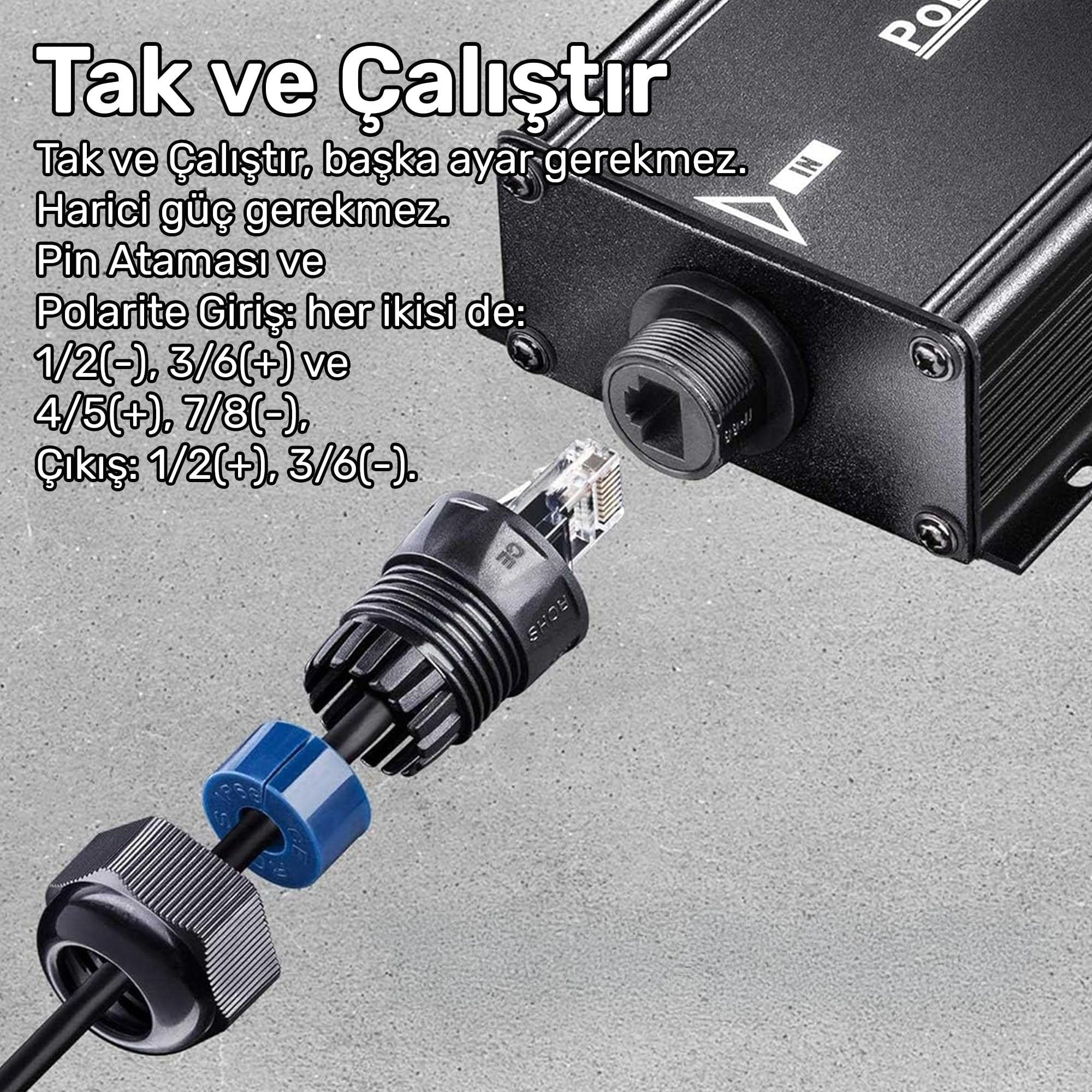 Cudy POE25 Gigabit 2PoE Out 1PoE In 10/100Mbps 2W Metal Kasa Switch