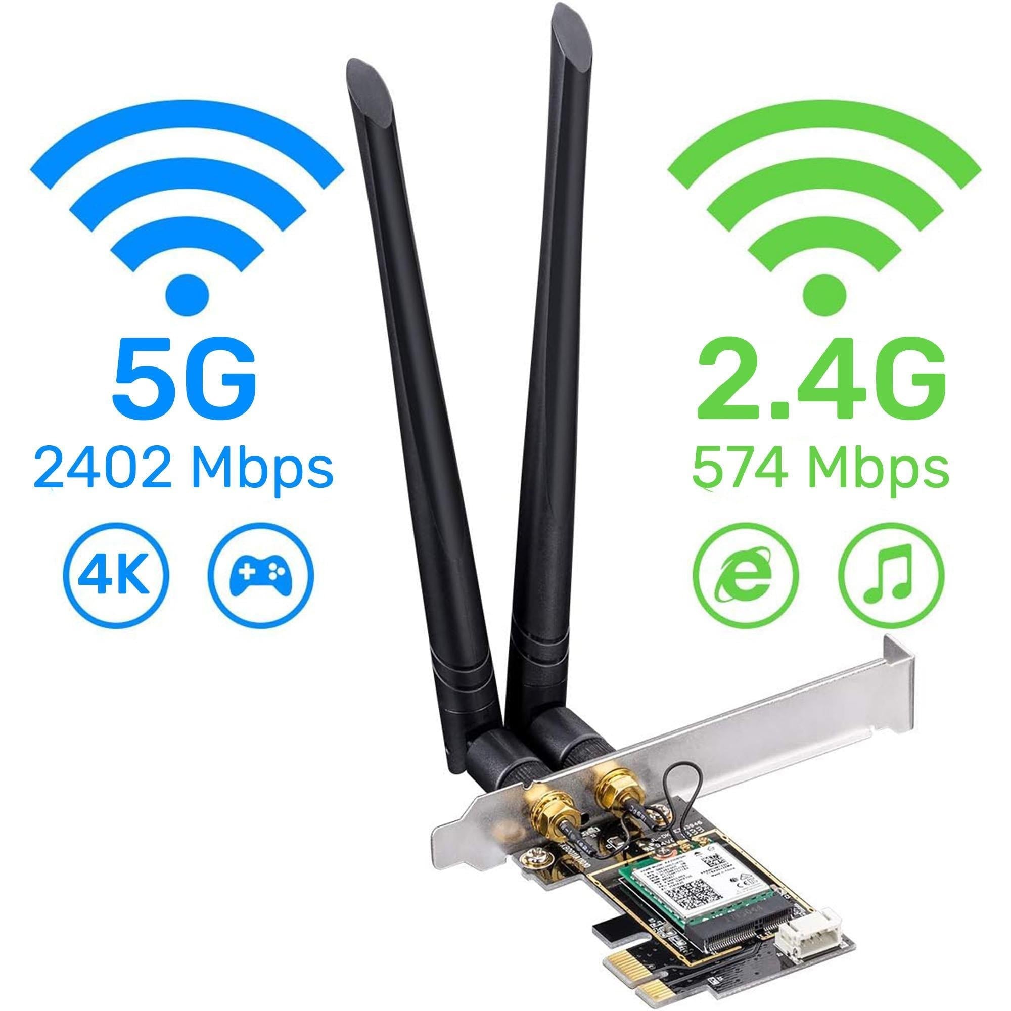 Cudy WE3000 5,2 Bluetooth, 2402Mbps Wi-Fi 6 Express Adaptör