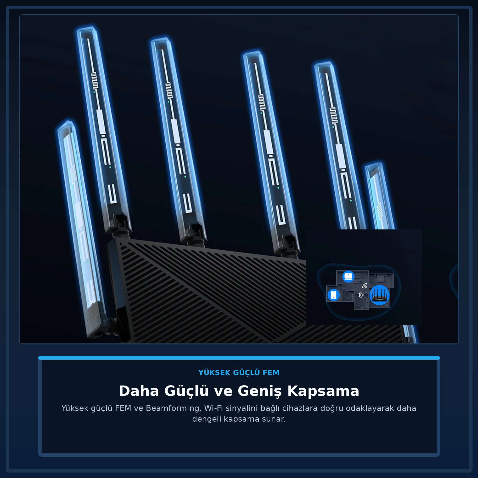 Cudy WR11000 BE11000 Üç Bant Mesh Wi-Fi 7 Router 6 GHz 4x2.5G Portlu MLO 320MHz Qualcomm A53 İşlemci