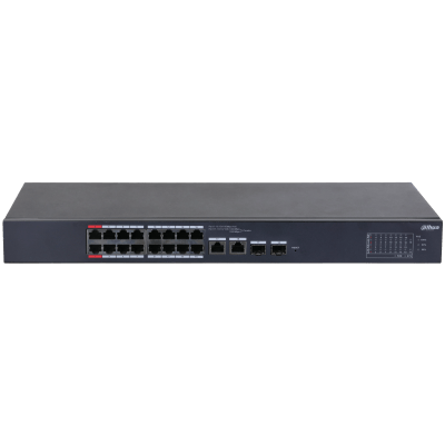 DAHUA DH-CS4218-16ET-135 18 Port Mbit 16 Port PoE+ 154W 2xCombo Uplink Cloud Managed Smart Switch