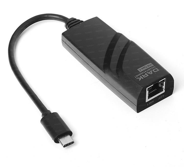 DARK DK-AC-U31XGLAN Type-C 10/100/1000Mbps Gigabit Ethernet Adaptörü