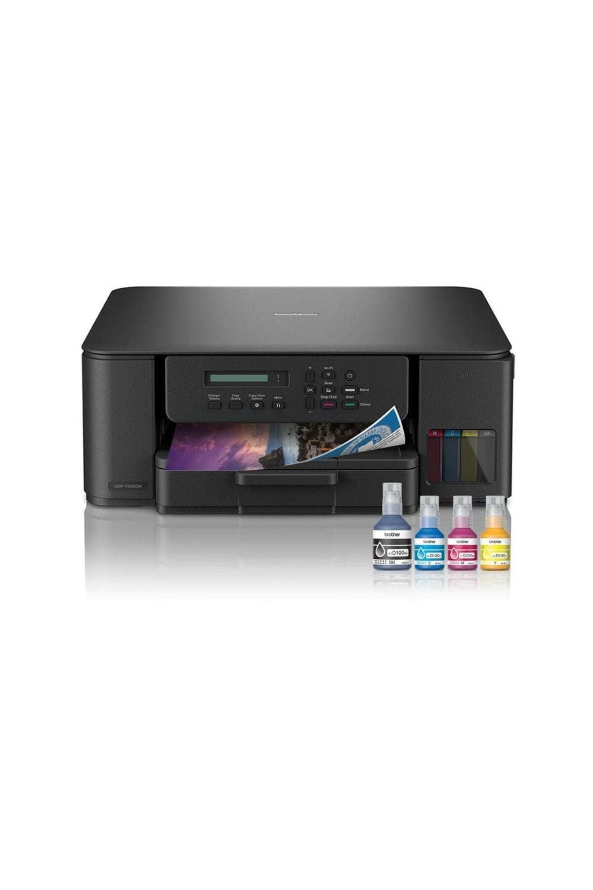 DCP-T530DW Fotokopi, Tarayıcı, Wi-Fi, Mürekkep Tanklı Yazıcı