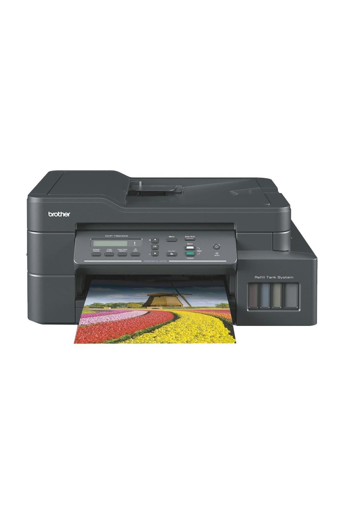 Dcp-t820dw Tanklı Sistem Çok Fonksiyonlu Yazıcı (WİFİ,WİFİ DİRE,ETH,ADF)