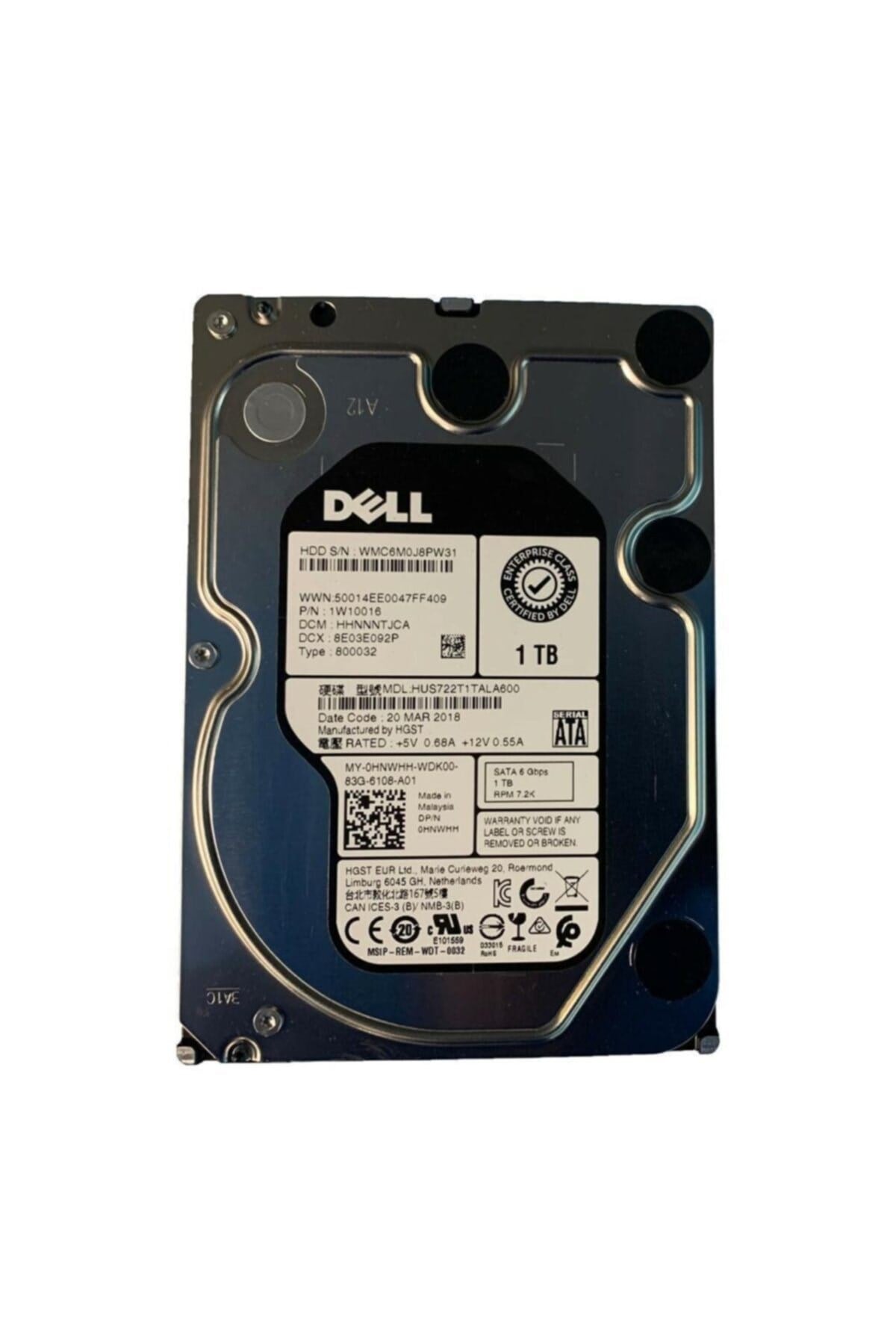 Dell Hnwhh 1tb 7.2k Hus722t1tala600 Sata Hdd