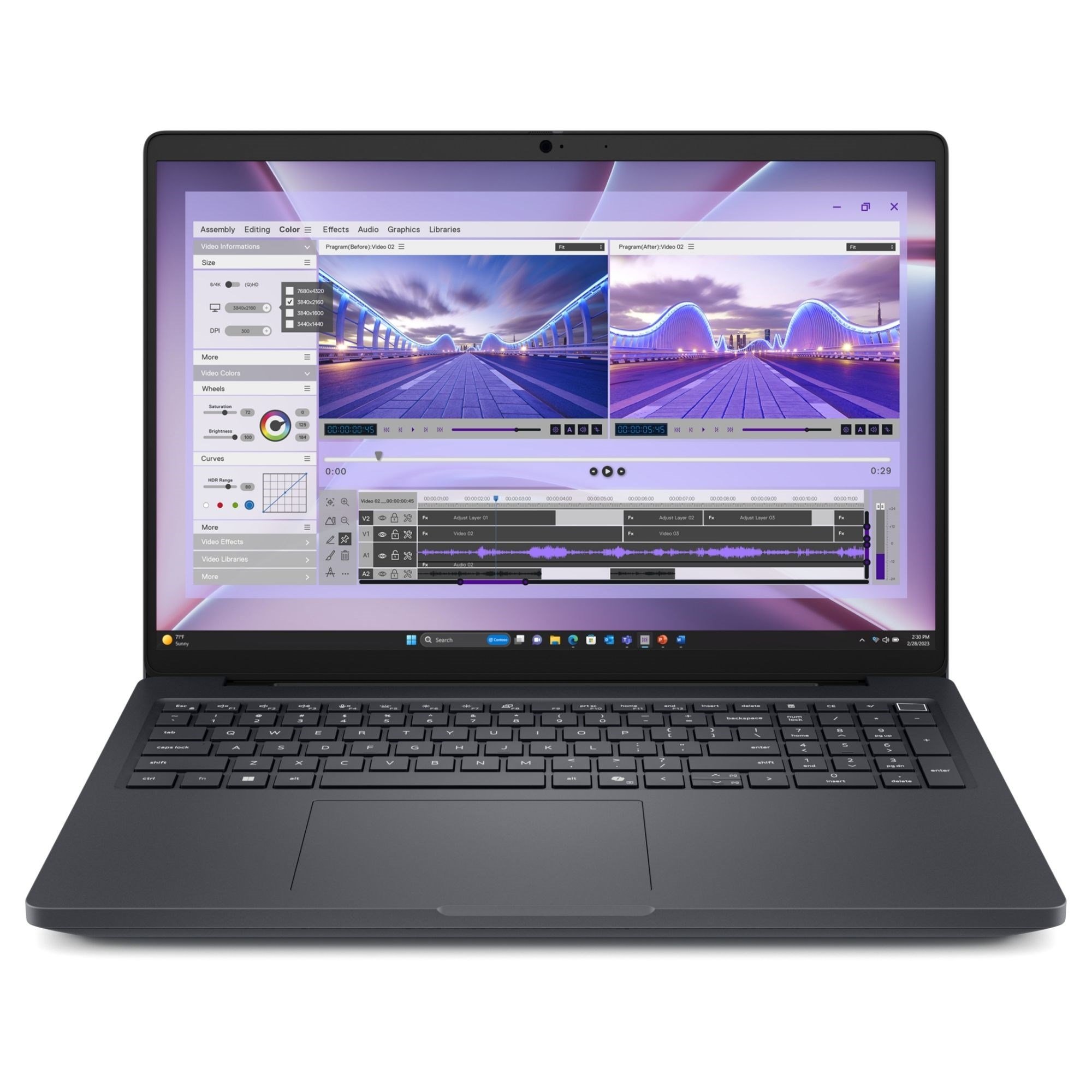 Dell ProMax 16 MC16250 Ultra7 265H 32GB 1TBSSD RTXPRO2000 16”FullHD+ W11P Taşınabilir İş istasyonu