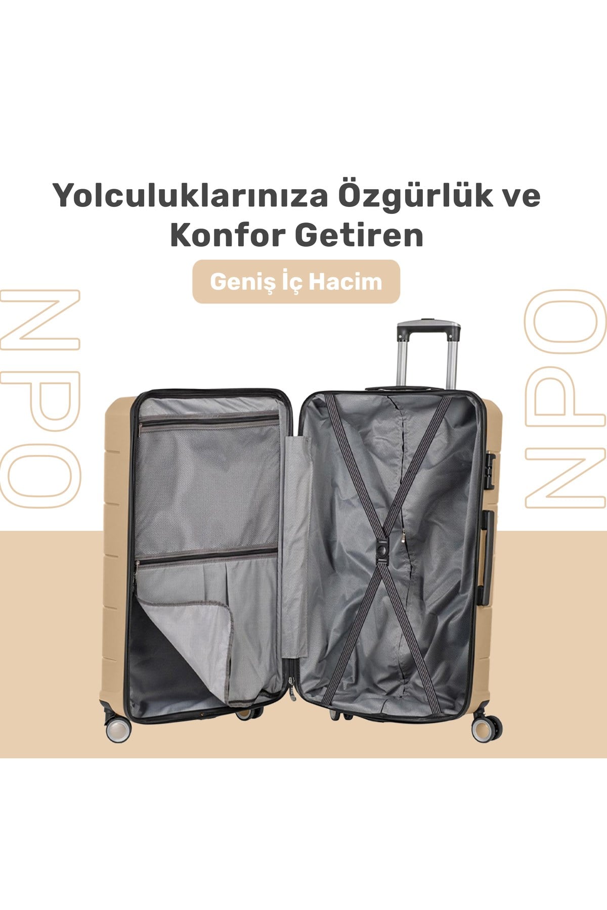Diamond PP(Polipropilen) Kırılmaz Valiz