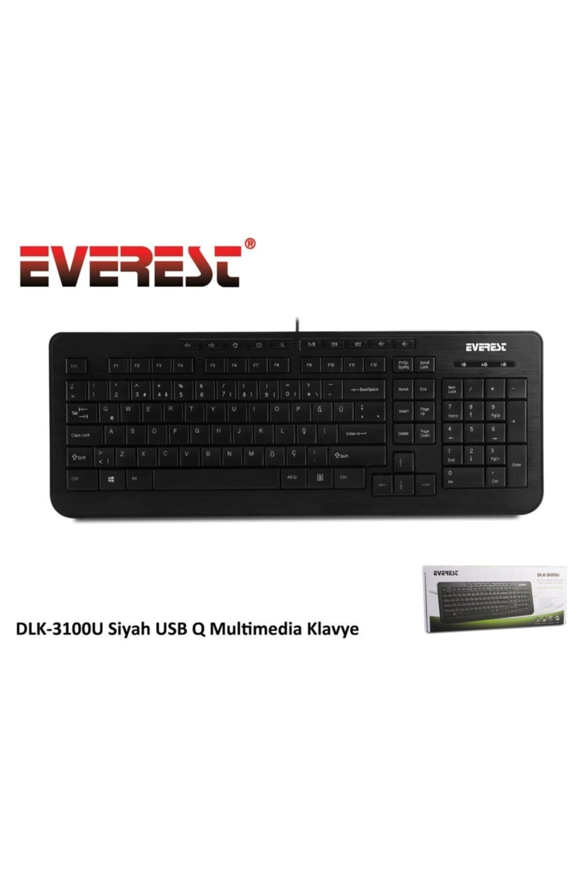 Dlk-3100u Siyah Usb Q Multimedia Klavye