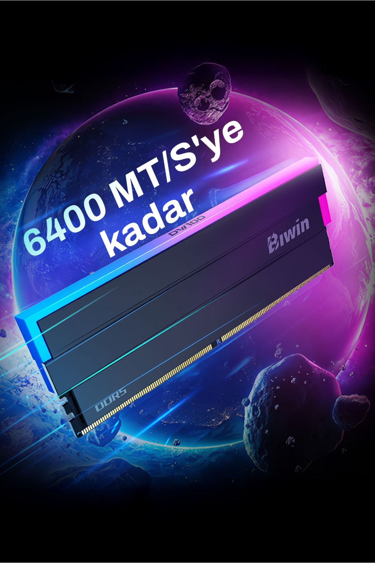 Dw100-cb002 32gb Ddr5 6400mhz 2x16gb Rgb Masaüstü Ram - Siyah