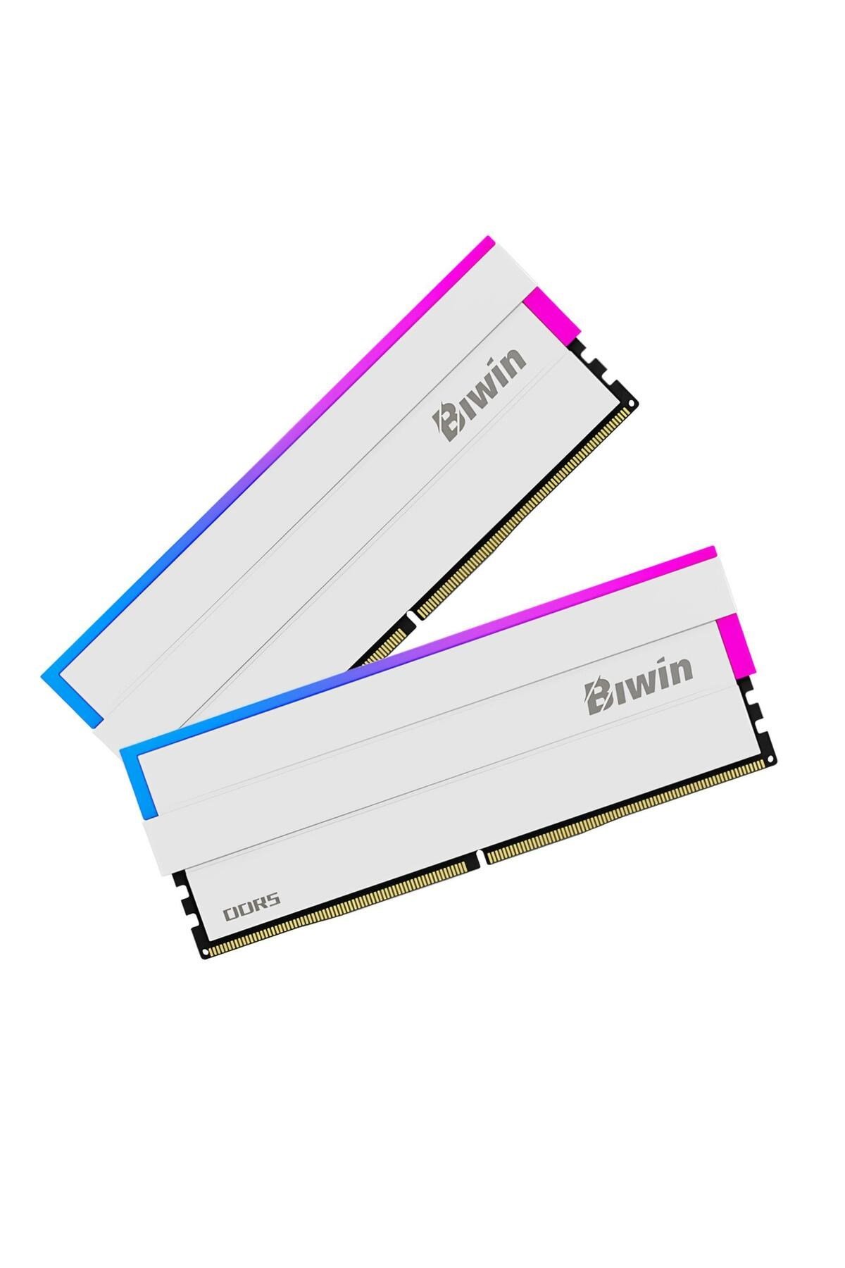 DW100-CW002 32GB DDR5 6400MHz 2x16GB RGB Masaüstü Ram - Beyaz