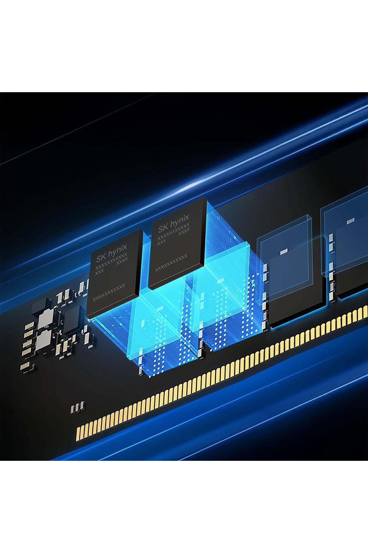 DW100-CW002 32GB DDR5 6400MHz 2x16GB RGB Masaüstü Ram - Beyaz