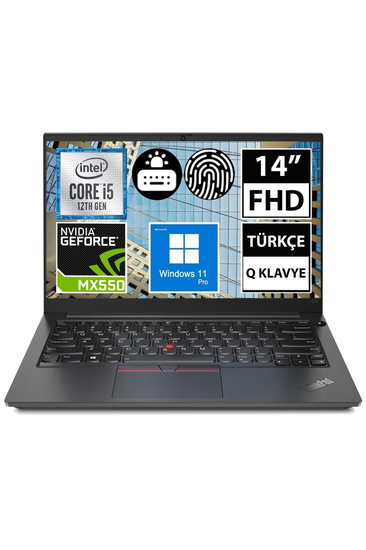 E14 21e3005rtx01 I5-1235u 24gb 512ssd Mx550 14