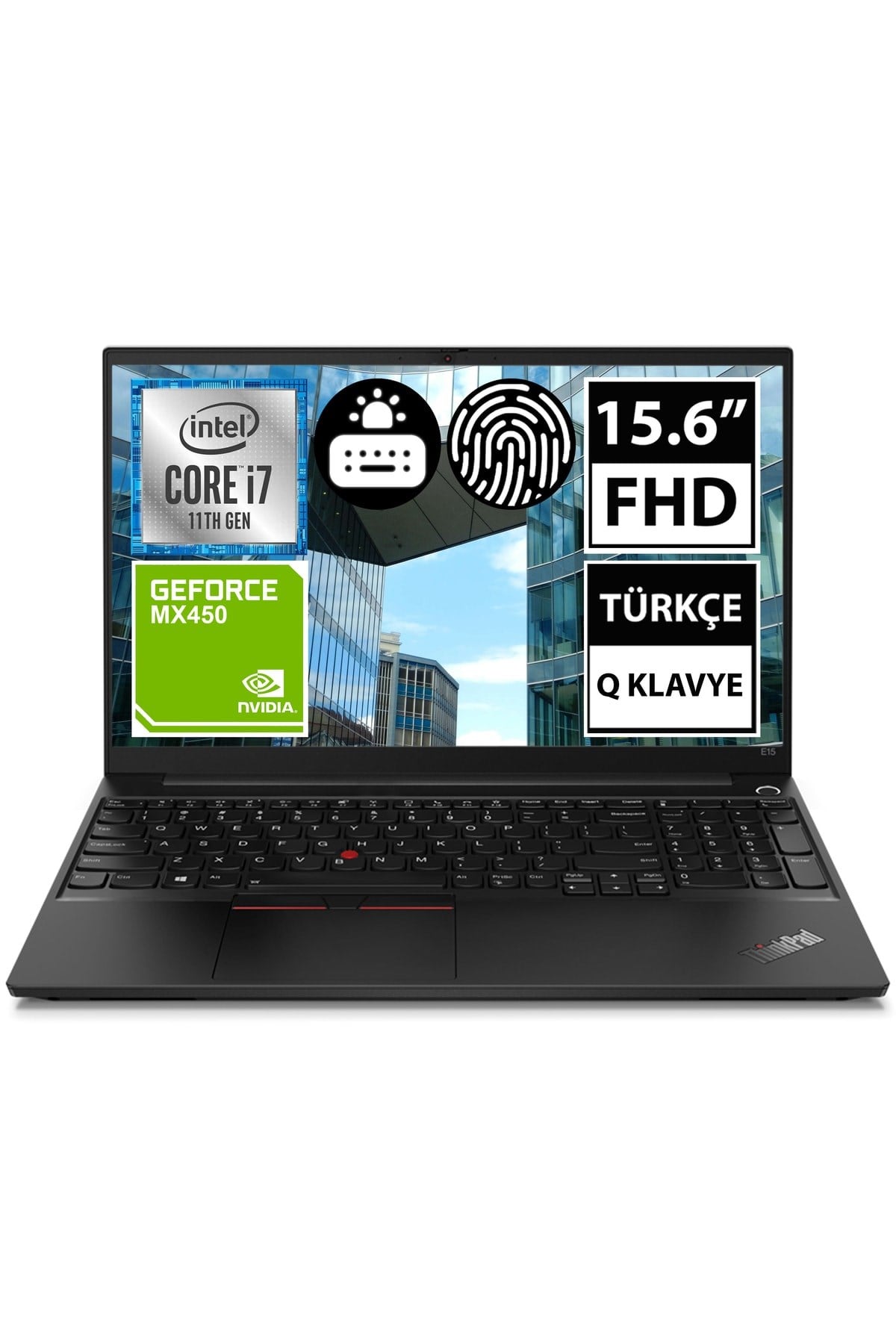 E15 20td00j7tx07 I7-1165g7 32gb 1tbssd Mx450 15.6