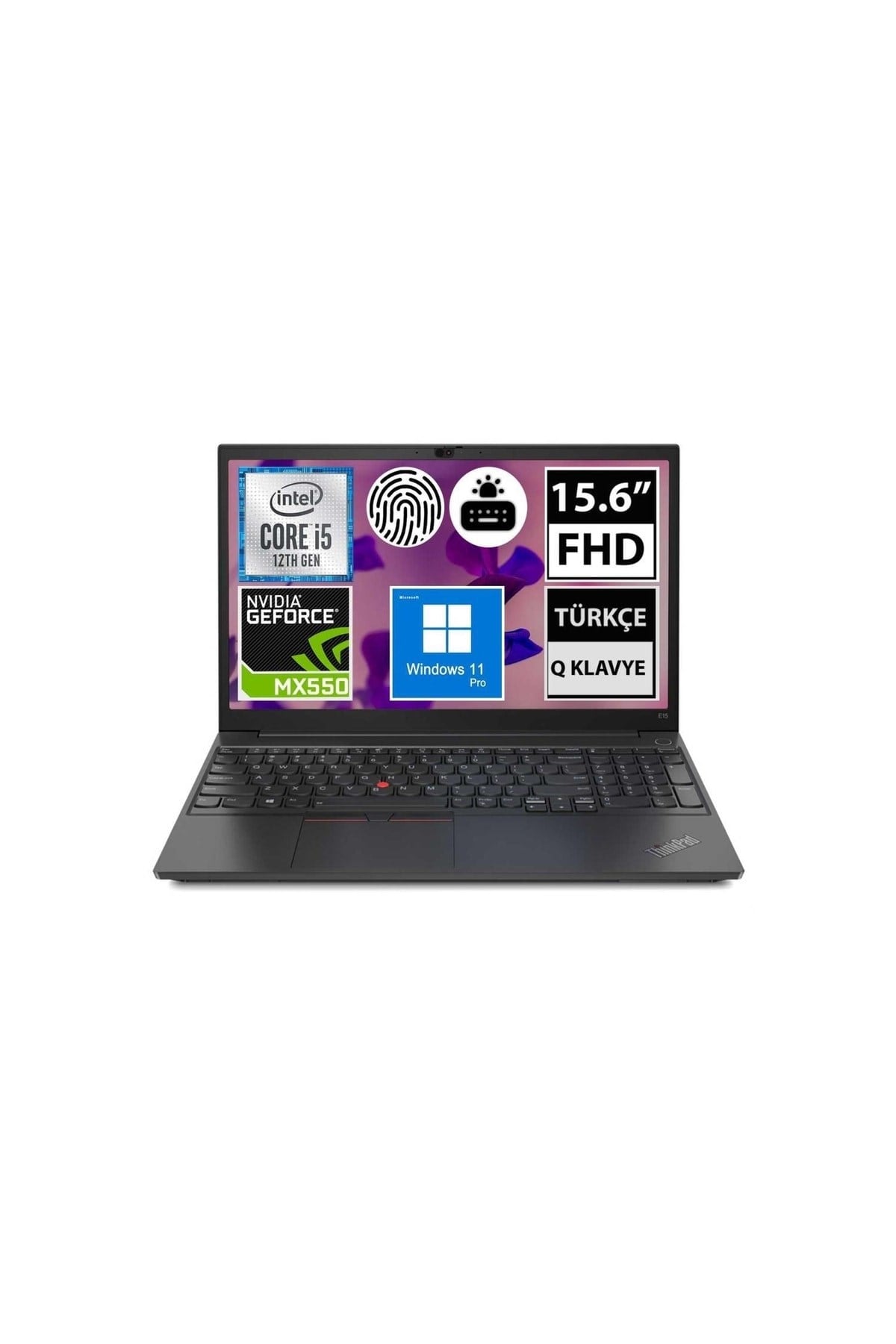 E15 21e60073tx07 I5-1235u 24gb 512ssd Mx550 15.6