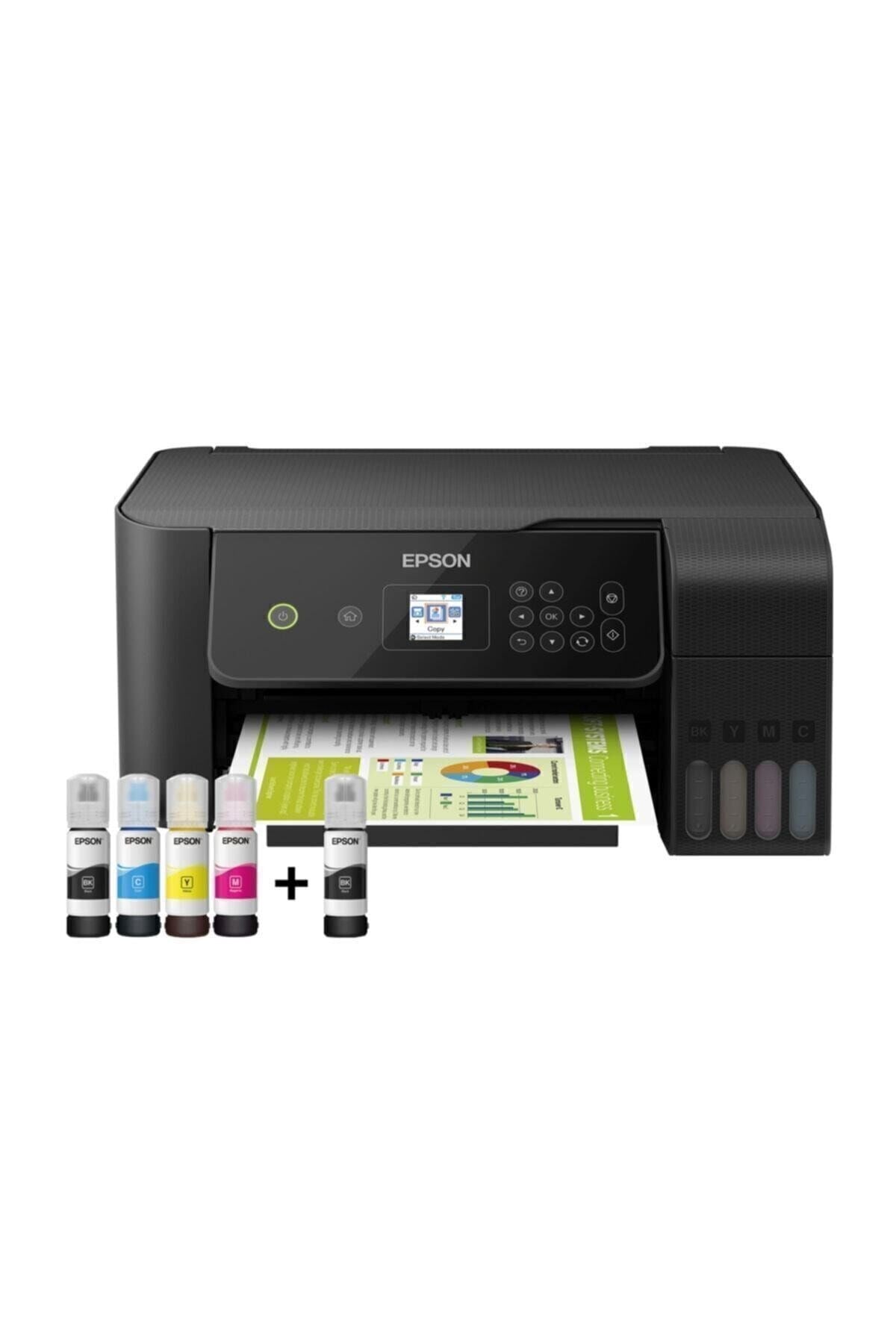 Ecotank L3160 Renkli Mürekkep Püskürtmeli Tanklı Wi-fi Yazıcı (Epson Türkiye Garantildir) 125099899