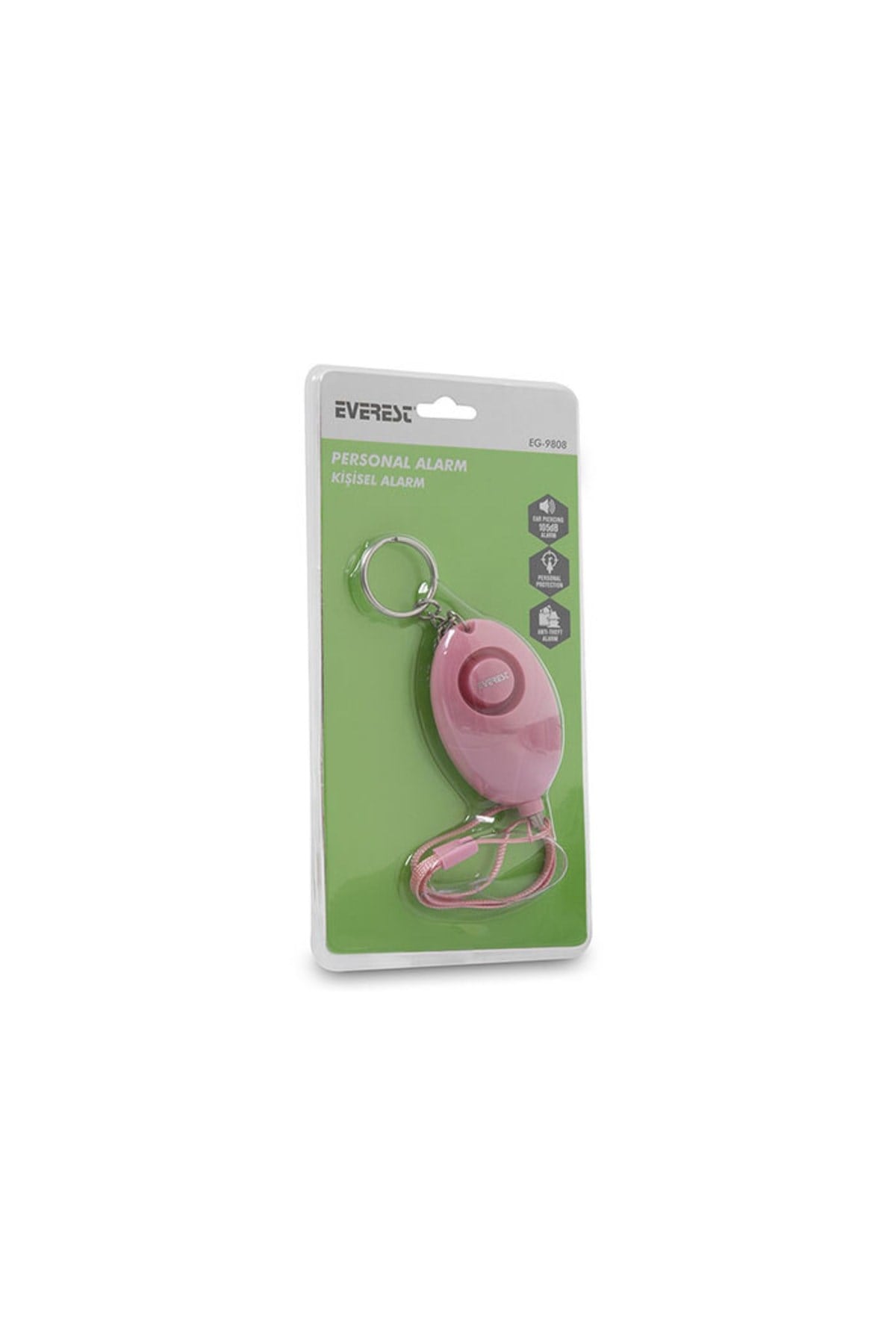 Eg-9808 Güvenlik Kişisel Alarm Karışık Renk