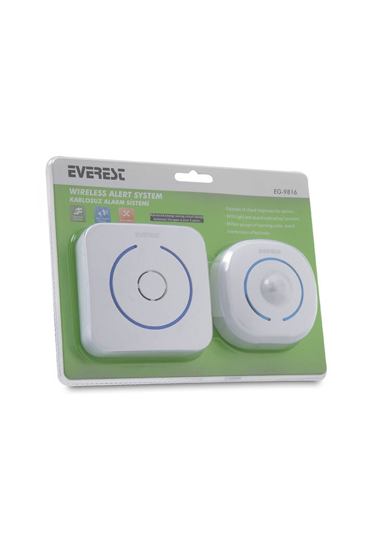 Eg-9816 Güvenlik Kablosuz Uyarı Sistemi