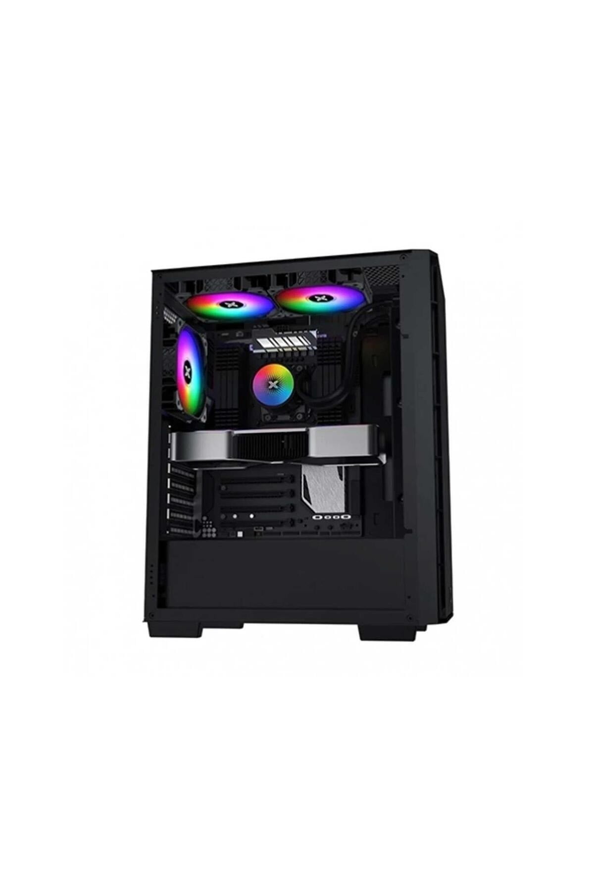 Elite One Mesh EN40191 650W Odin RGB Fanlı Temperli Camlı ATX Mid Tower Oyuncu Kasası