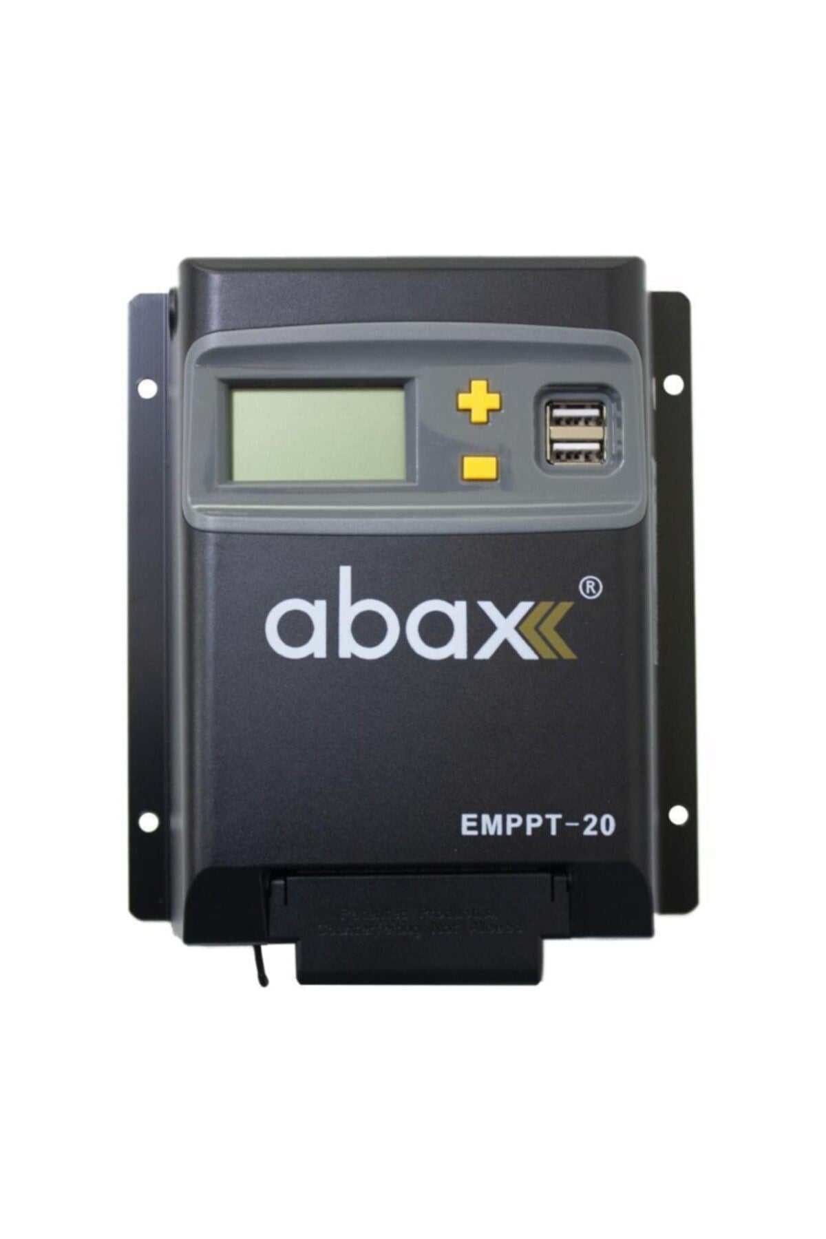 Emppt20 2a'lik Çift Usb Çıkışlı 12/24vdc Mppt 20a Geniş Lcd Ekran Solar Şarj Kontrol Cihazı