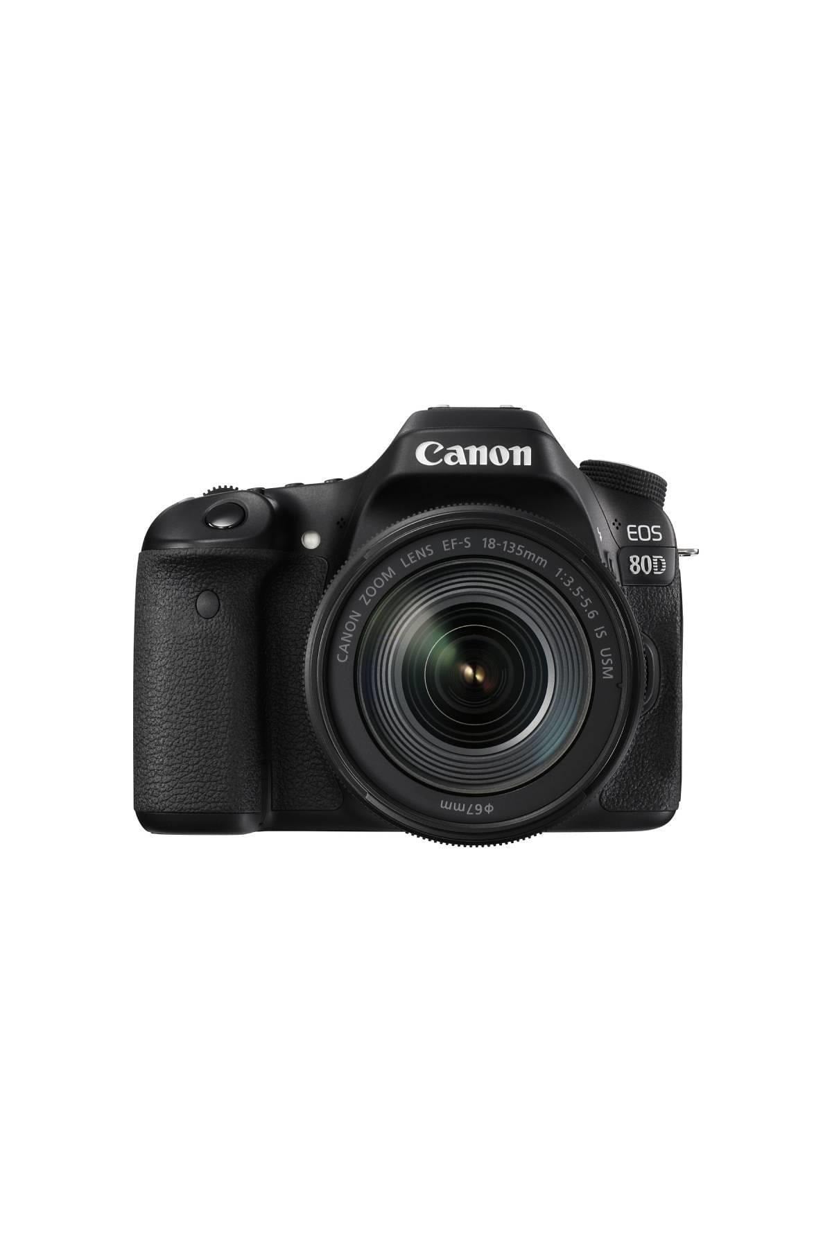 EOS 80D + EF-S 18-135mm f/3.5-5.6 IS Nano USM Fotoğraf Makinesi (Canon Eurasia Garantili)
