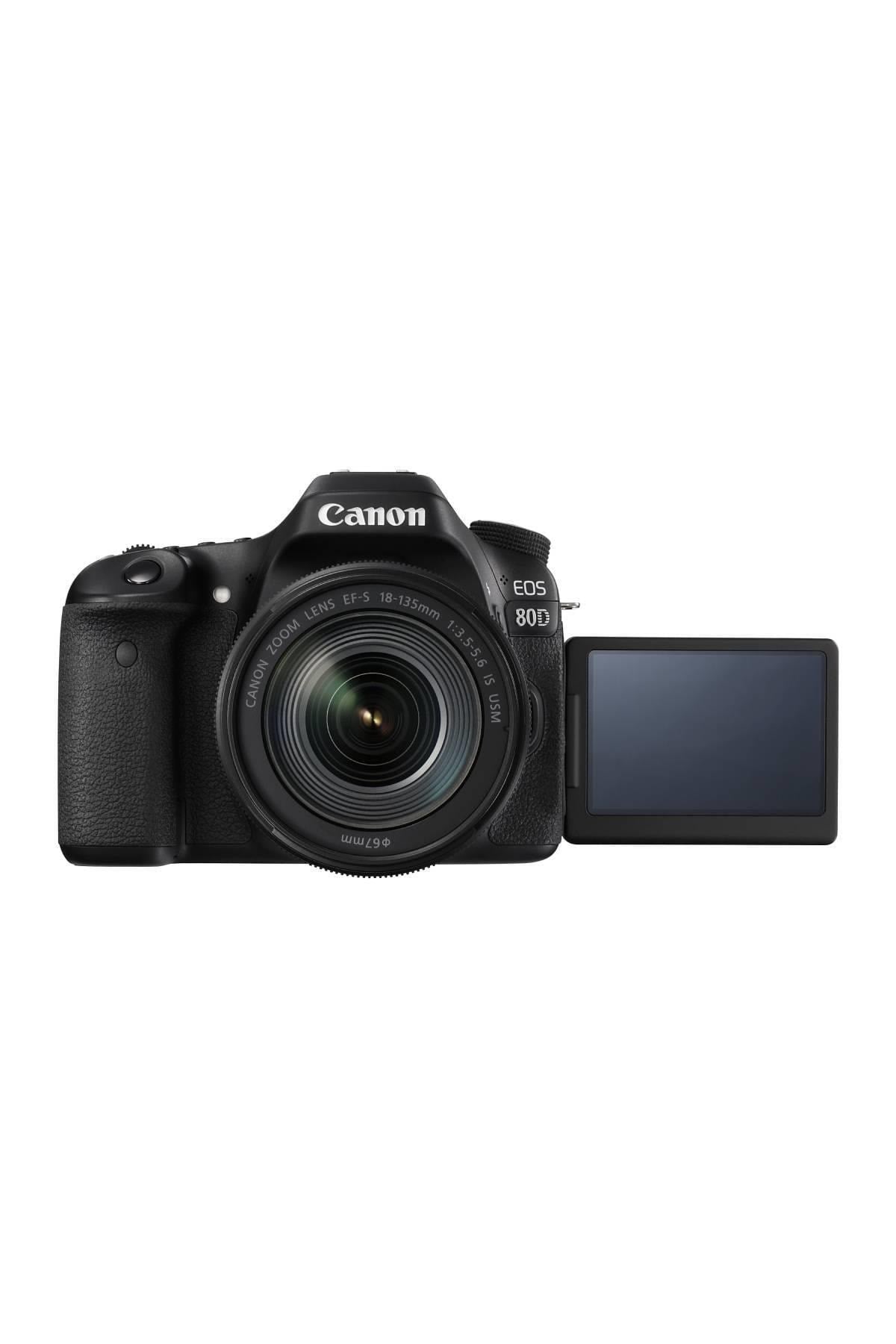 EOS 80D + EF-S 18-135mm f/3.5-5.6 IS Nano USM Fotoğraf Makinesi (Canon Eurasia Garantili)