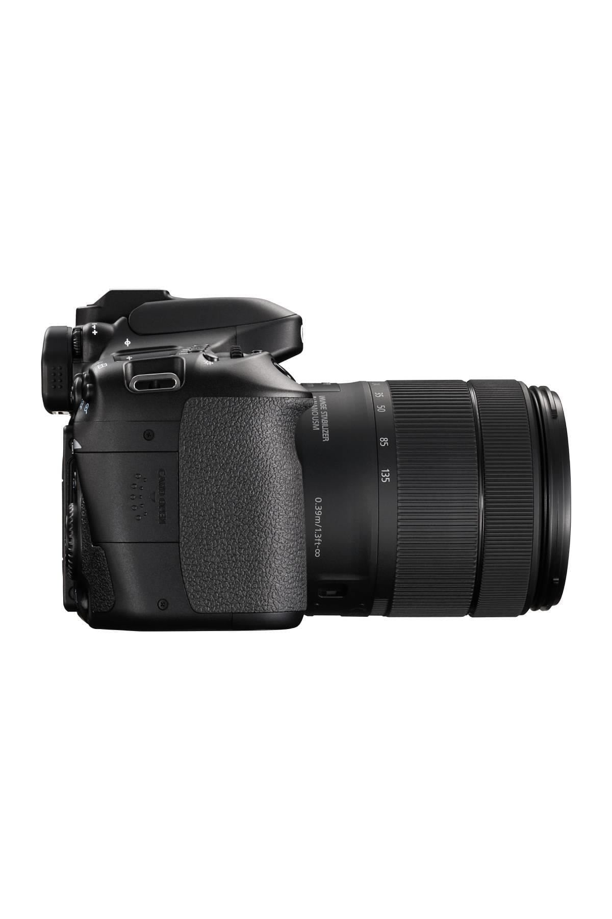EOS 80D + EF-S 18-135mm f/3.5-5.6 IS Nano USM Fotoğraf Makinesi (Canon Eurasia Garantili)