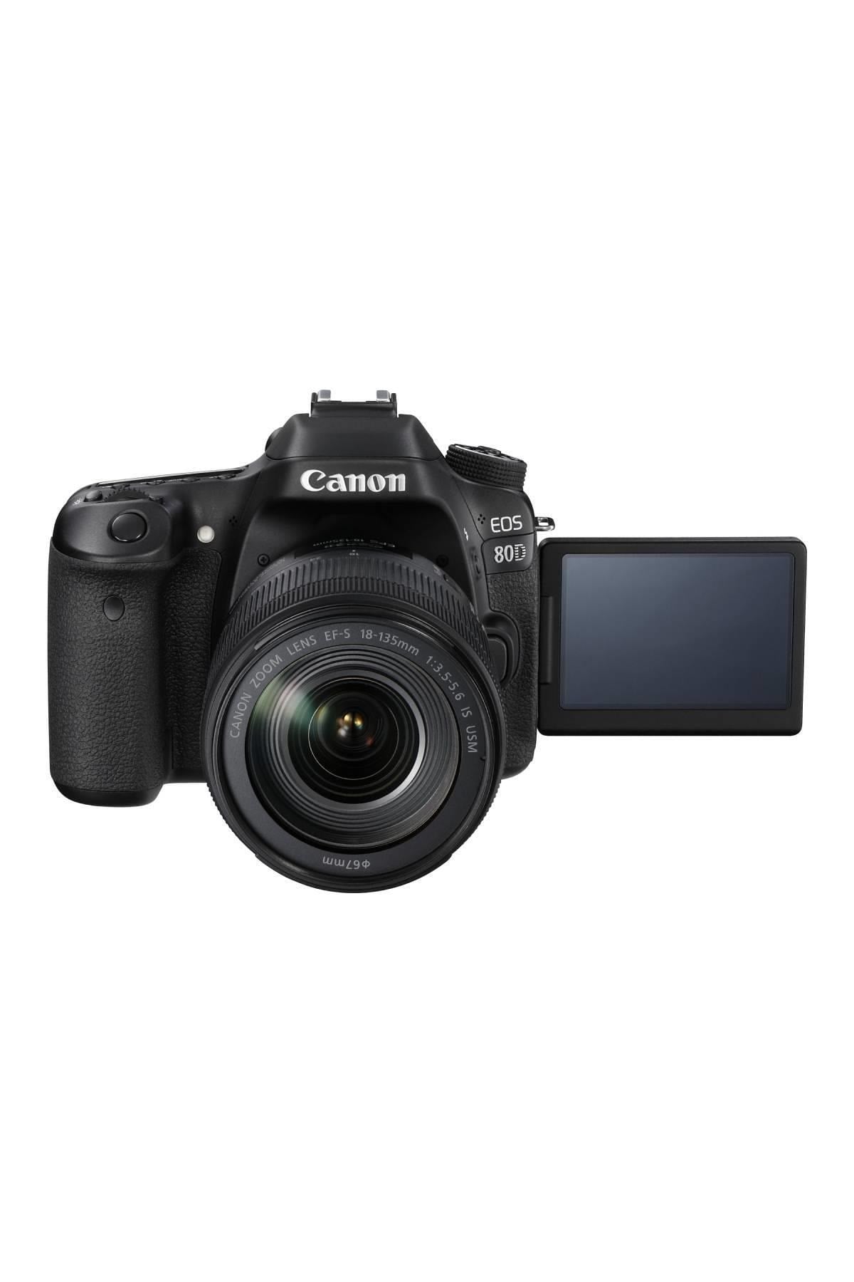 EOS 80D + EF-S 18-135mm f/3.5-5.6 IS Nano USM Fotoğraf Makinesi (Canon Eurasia Garantili)