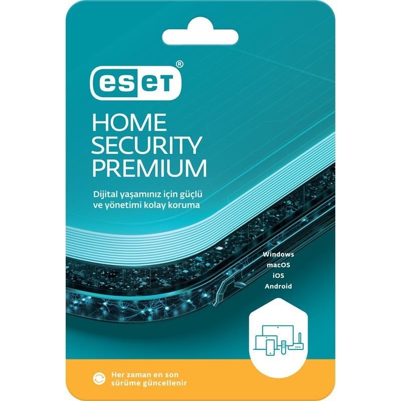 ESET Home Security Premium 3 Kullanıcı 1 Yıl Dijital Lisans