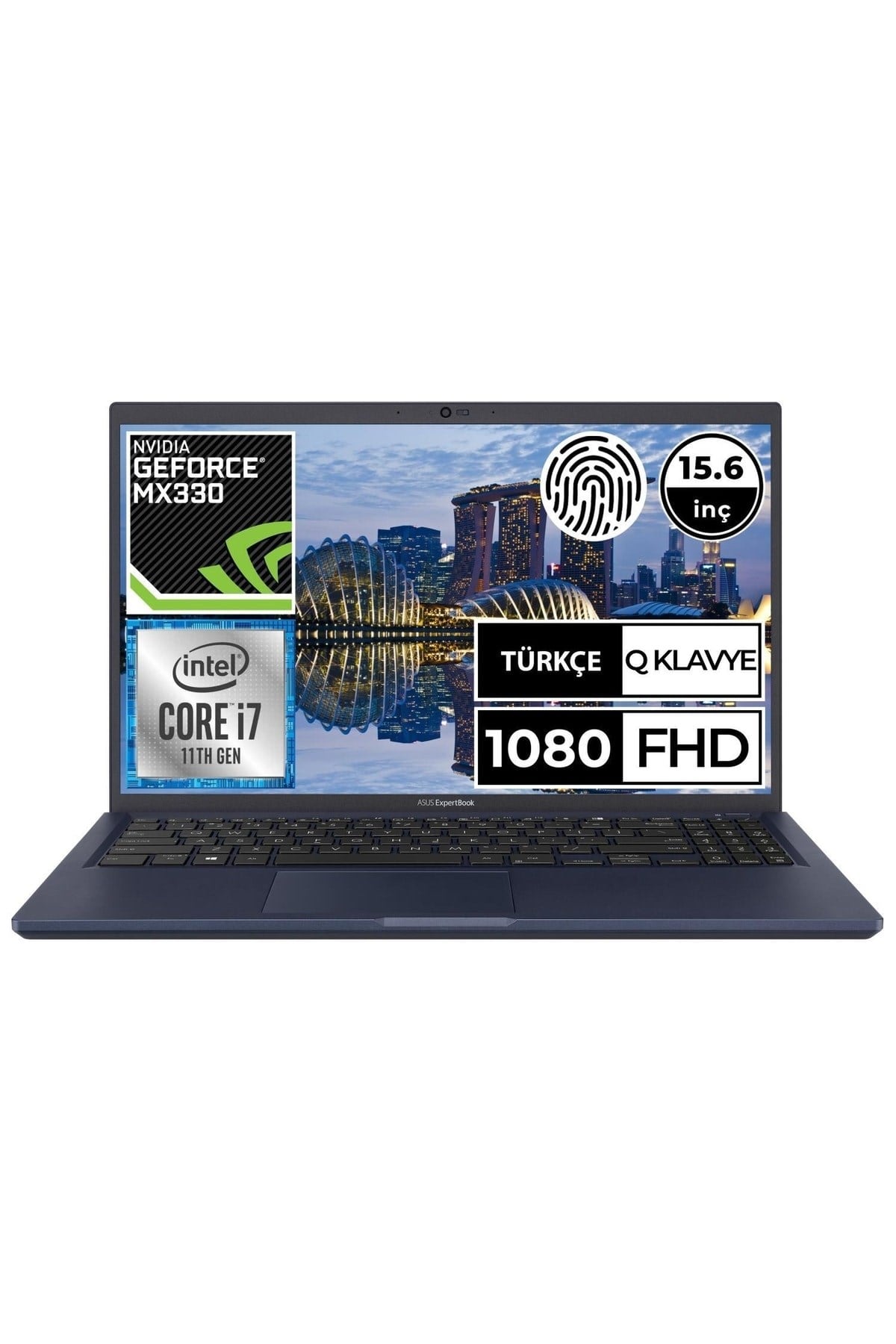 Expertbook B1 B1500cepe-bq0834 I7-1165g7 24gb 1tb+512gb Ssd Mx330 15.6
