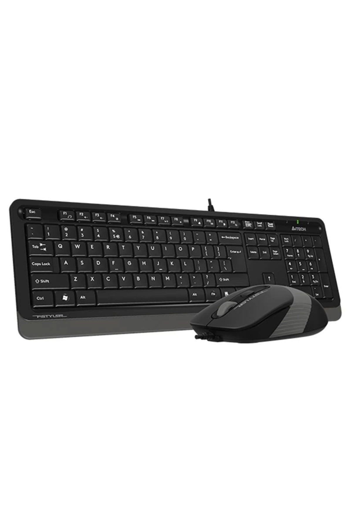 F1010 Q Usb Gri Mm Kablolu Klavye Mouse Set