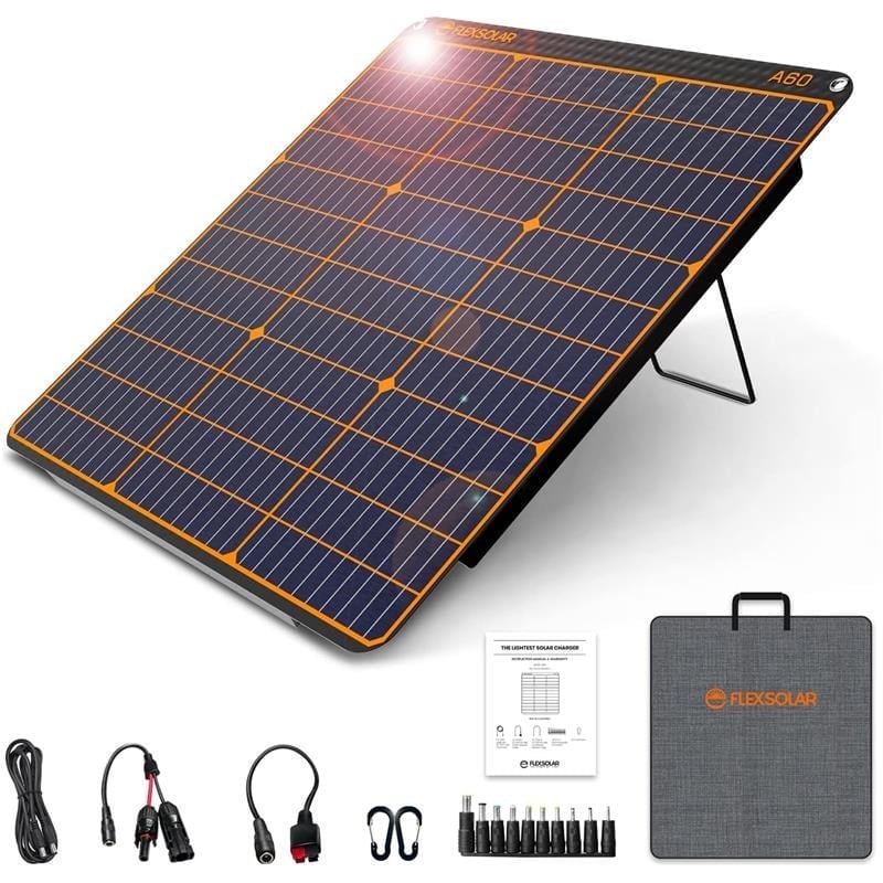 Flexsolar A60 Tasinabilir Gunes Paneli 60w