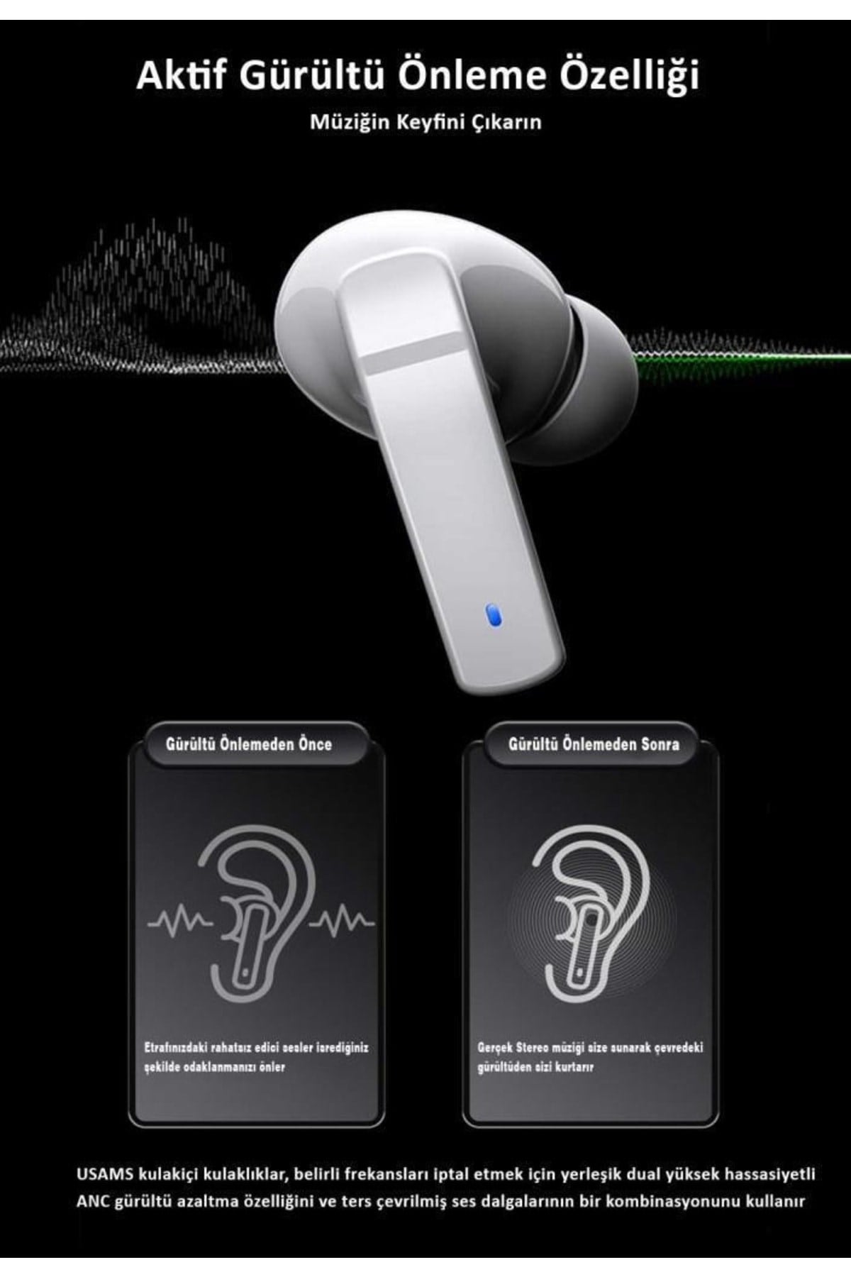 Freebuds Pro Ios/android Uyumlu Tws Anc Bluetooth Kulaklık(AKTİF GÜRÜLTÜ ENGELLEME/U-LY06)