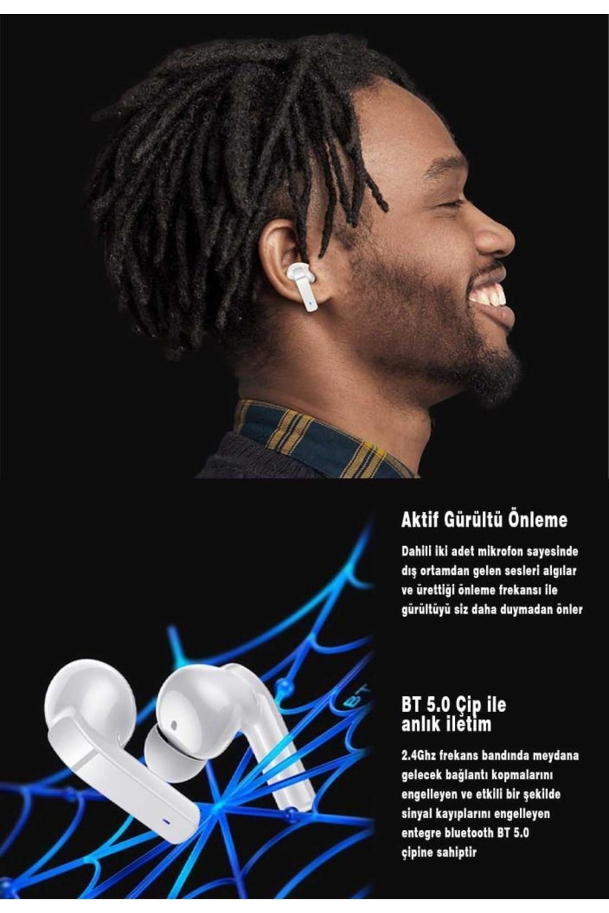 Freebuds Pro Ios/android Uyumlu Tws Anc Bluetooth Kulaklık(AKTİF GÜRÜLTÜ ENGELLEME/U-LY06)