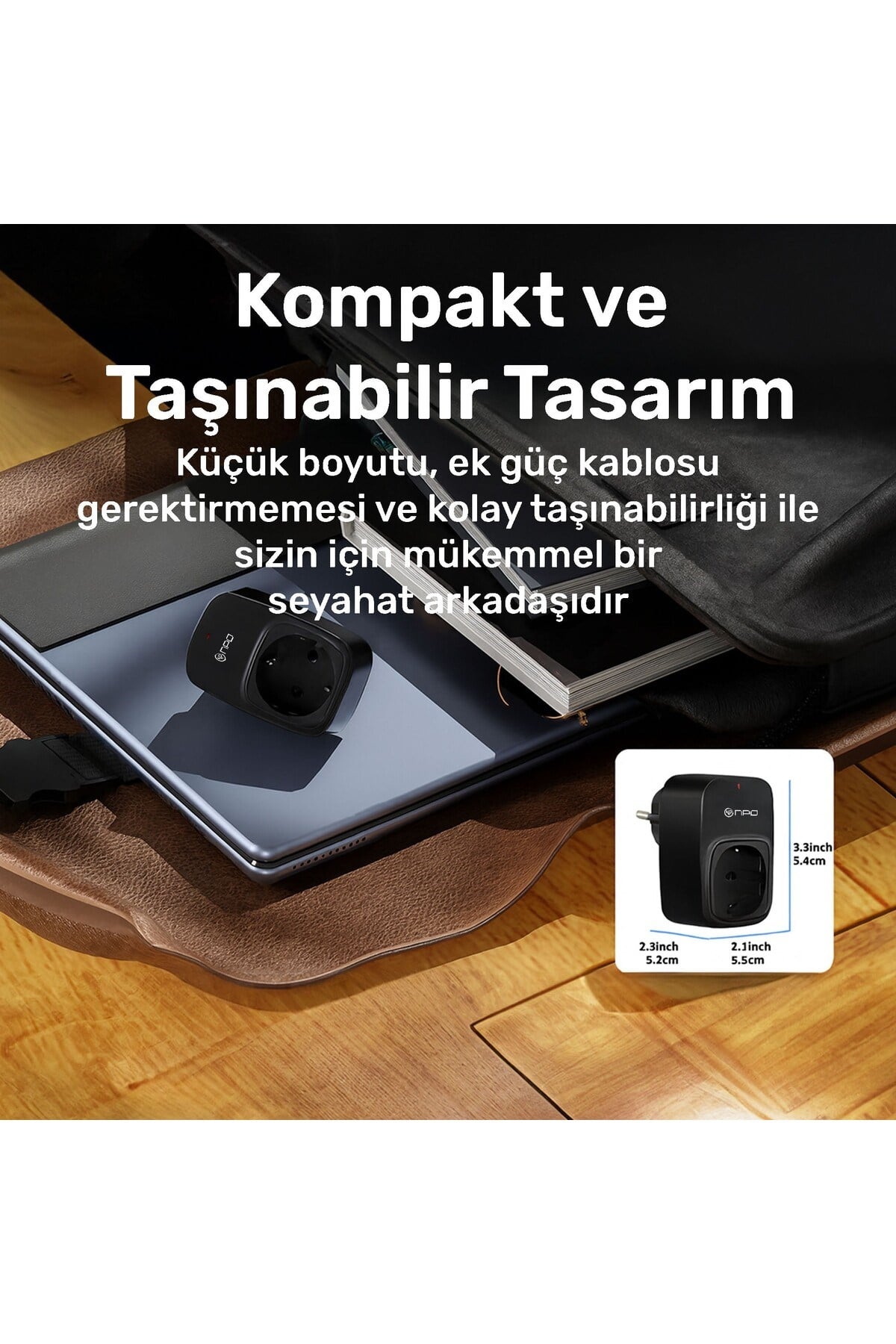Fulltech24 3680W Yüksek Voltaj/Akım ve Çocuk Korumalı Type-C ve USB Çoğaltıcı Duvar Prizi
