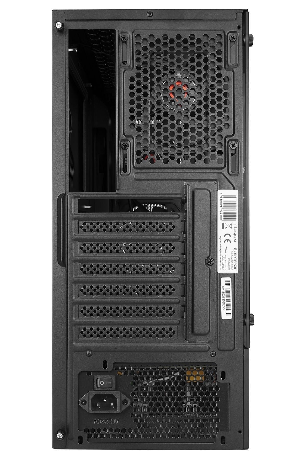 Fusıon 650w 80 Bronze Temperli Camlı 4*rainbow Fanlı Gaming Oyuncu Kasası 
FUSION 650W 80+ BRONZE