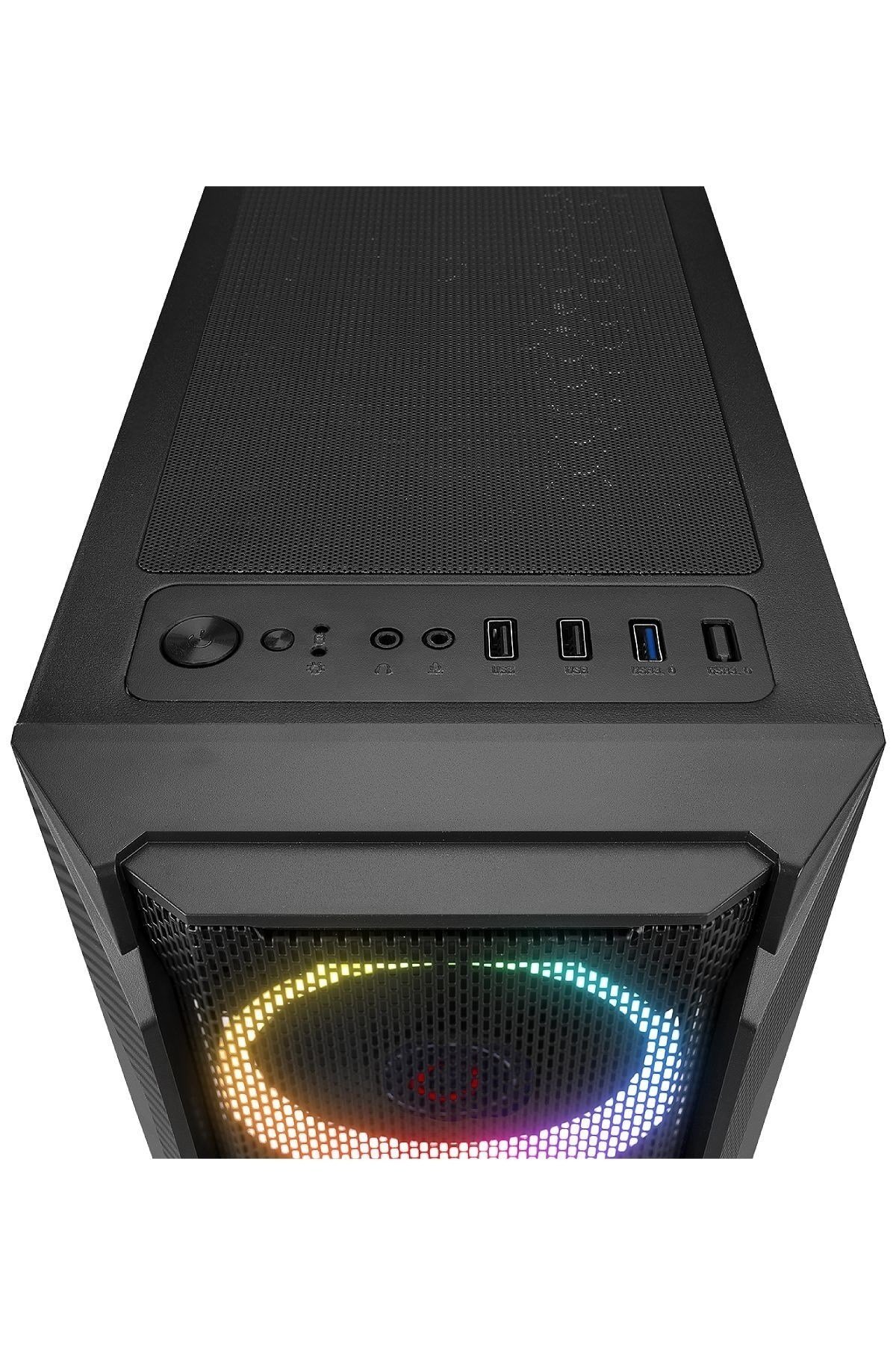 Fusıon 650w 80 Bronze Temperli Camlı 4*rainbow Fanlı Gaming Oyuncu Kasası 
FUSION 650W 80+ BRONZE