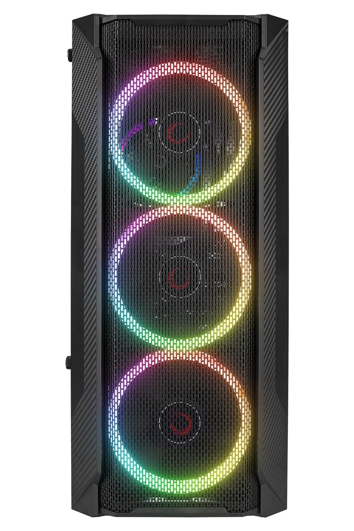 Fusıon 650w 80 Bronze Temperli Camlı 4*rainbow Fanlı Gaming Oyuncu Kasası 
FUSION 650W 80+ BRONZE