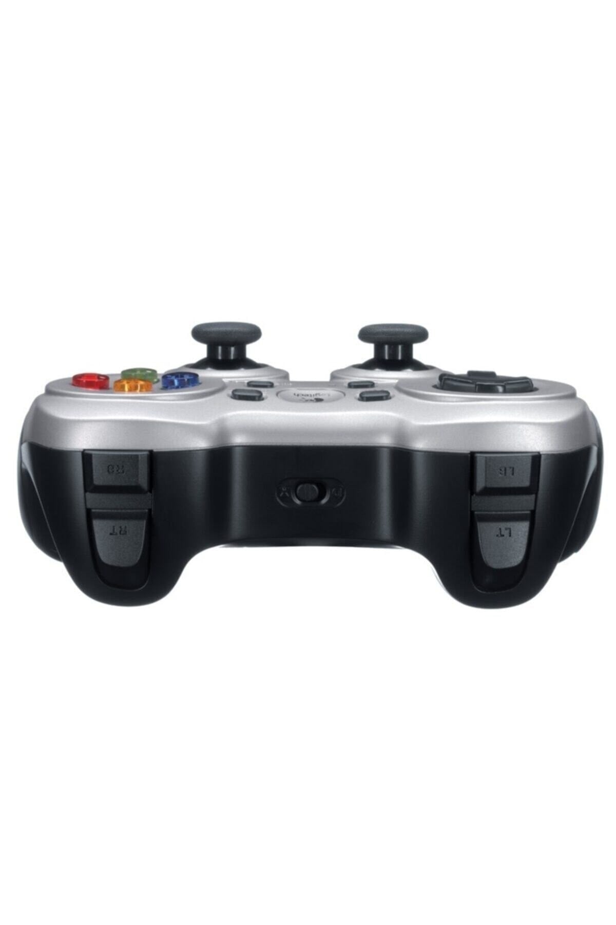 G F710 Çift Titreşimli Geri Beslemeli Kablosuz Gamepad - Gri
