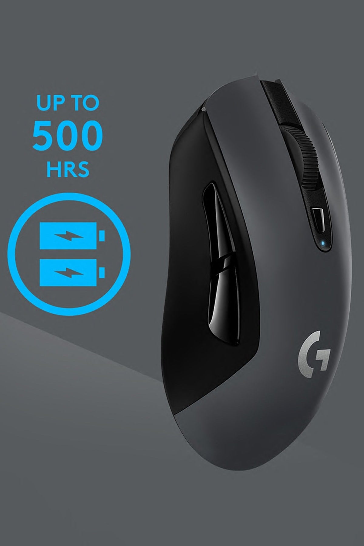 G G603 LIGHTSPEED 12.000 DPI 500 Saat Pil Ömrü Kablosuz Oyuncu Mouse - Siyah