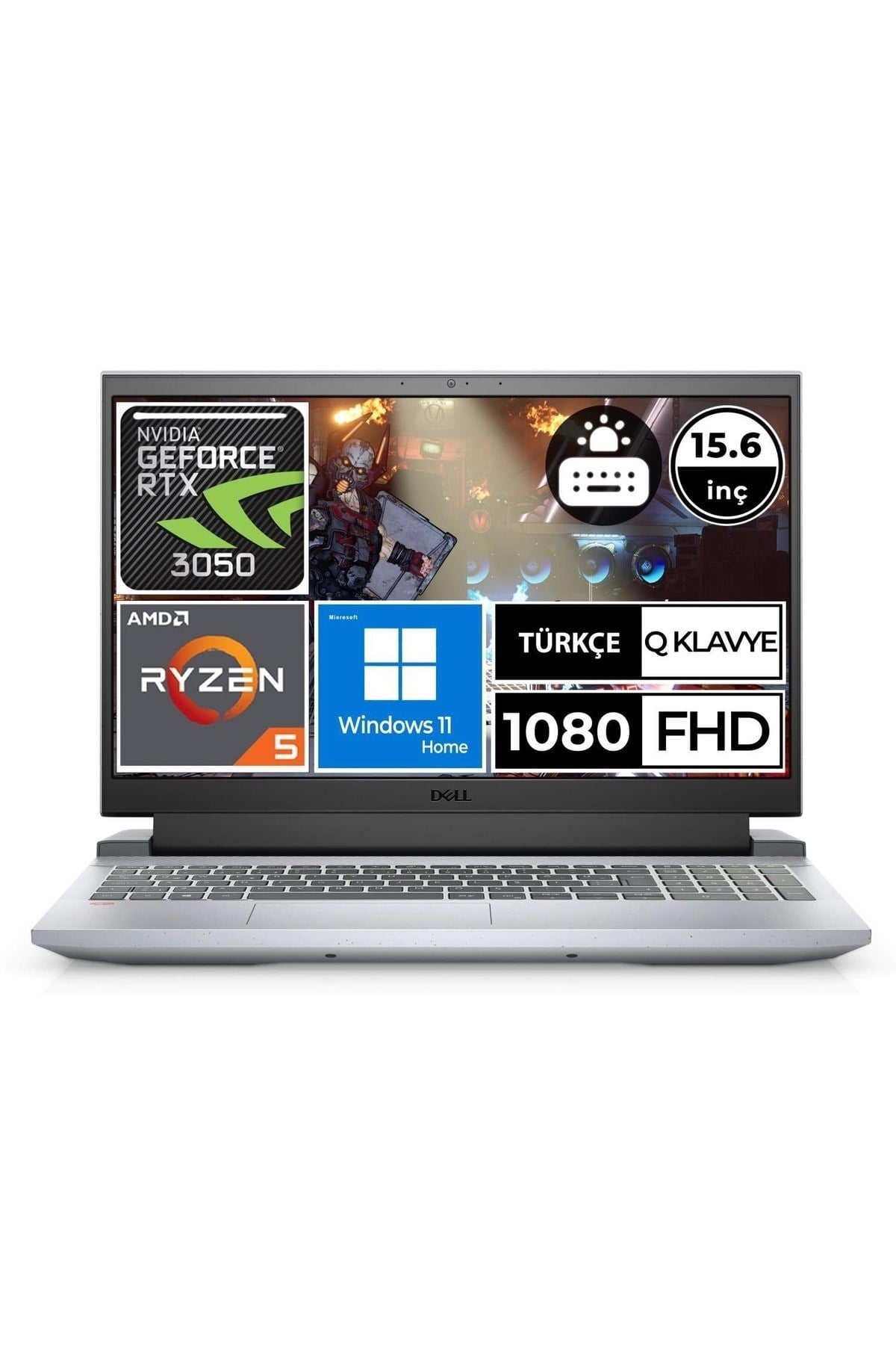 G15 5515 Sıf15_cezh_2201_1000_hom05 Ryzen5 5600h 32gb 512ssd Rtx3050 15.6