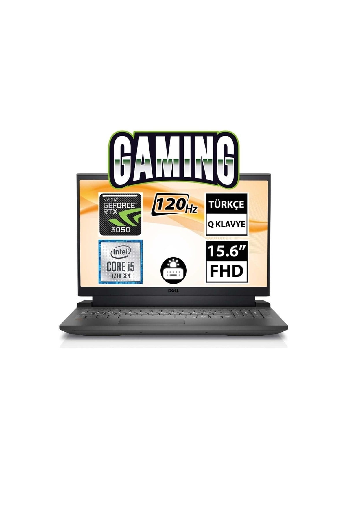 G15 5520 G55202400u I5-12500h 8gb 512ssd Rtx3050 15.6