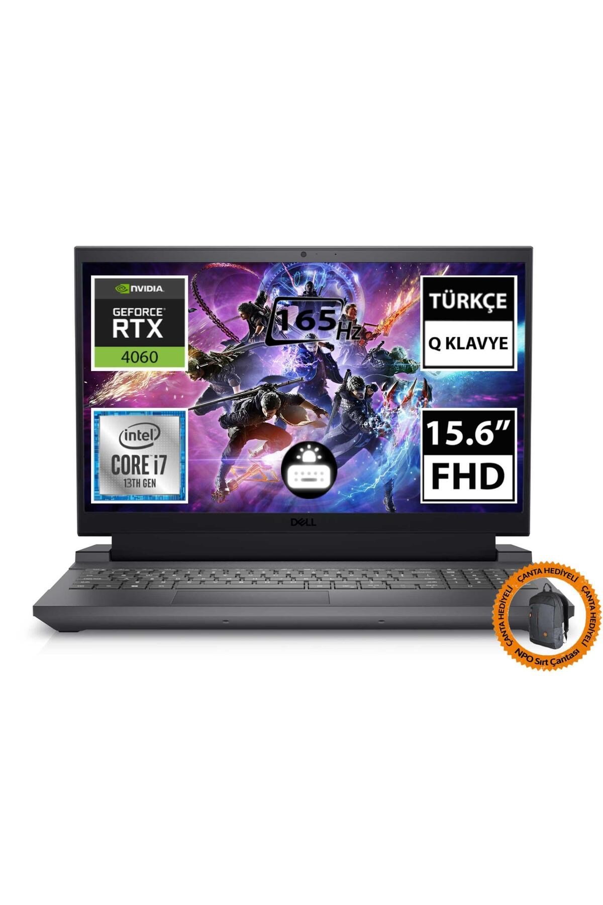 G15 5530 G155530012U06 i7-13650HX 32GB 512SSD+1TBSSD RTX4060 15.6