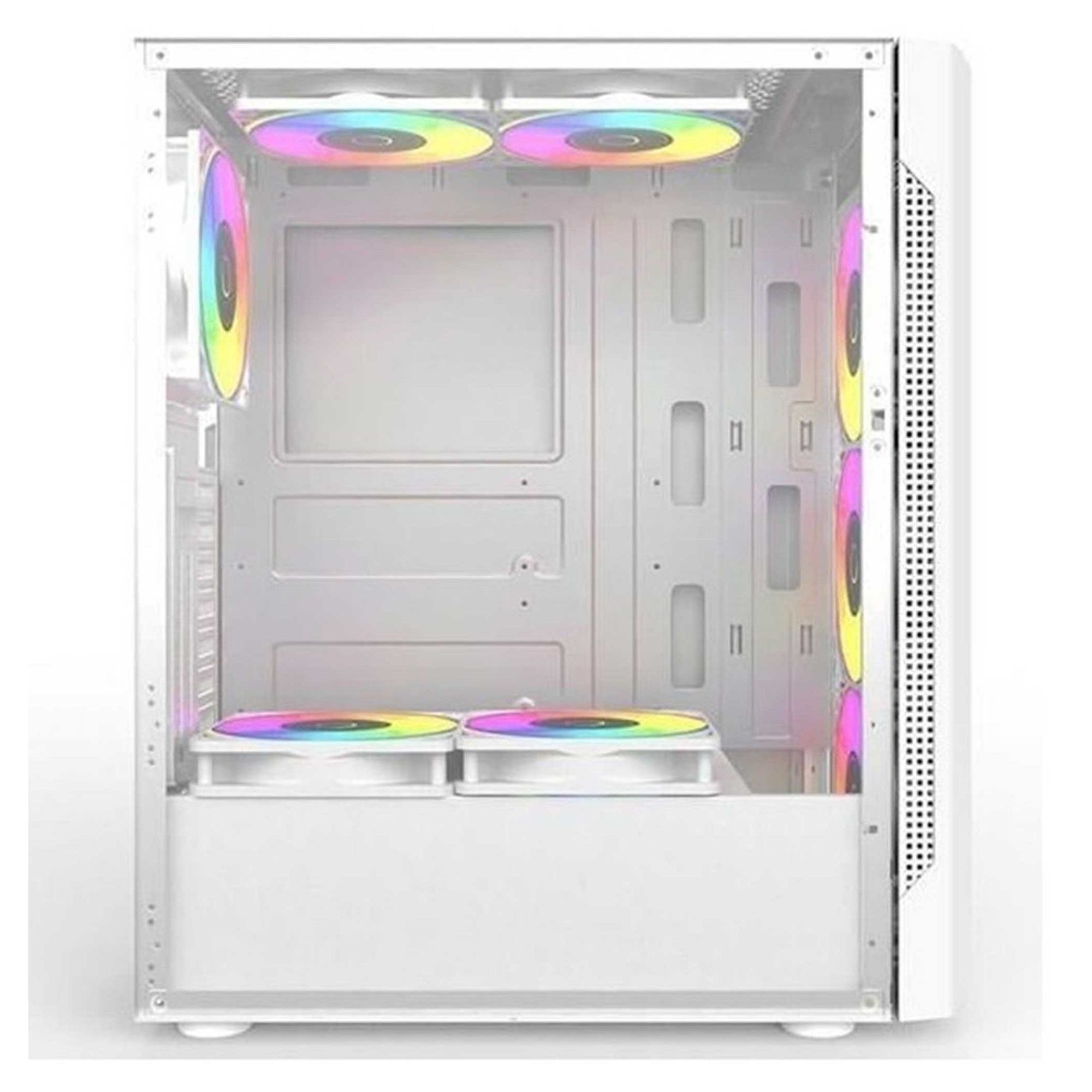 GameBooster GB-T005MW USB3.0 Mesh Panel ATX Beyaz Oyuncu Kasası (PSU Yok)