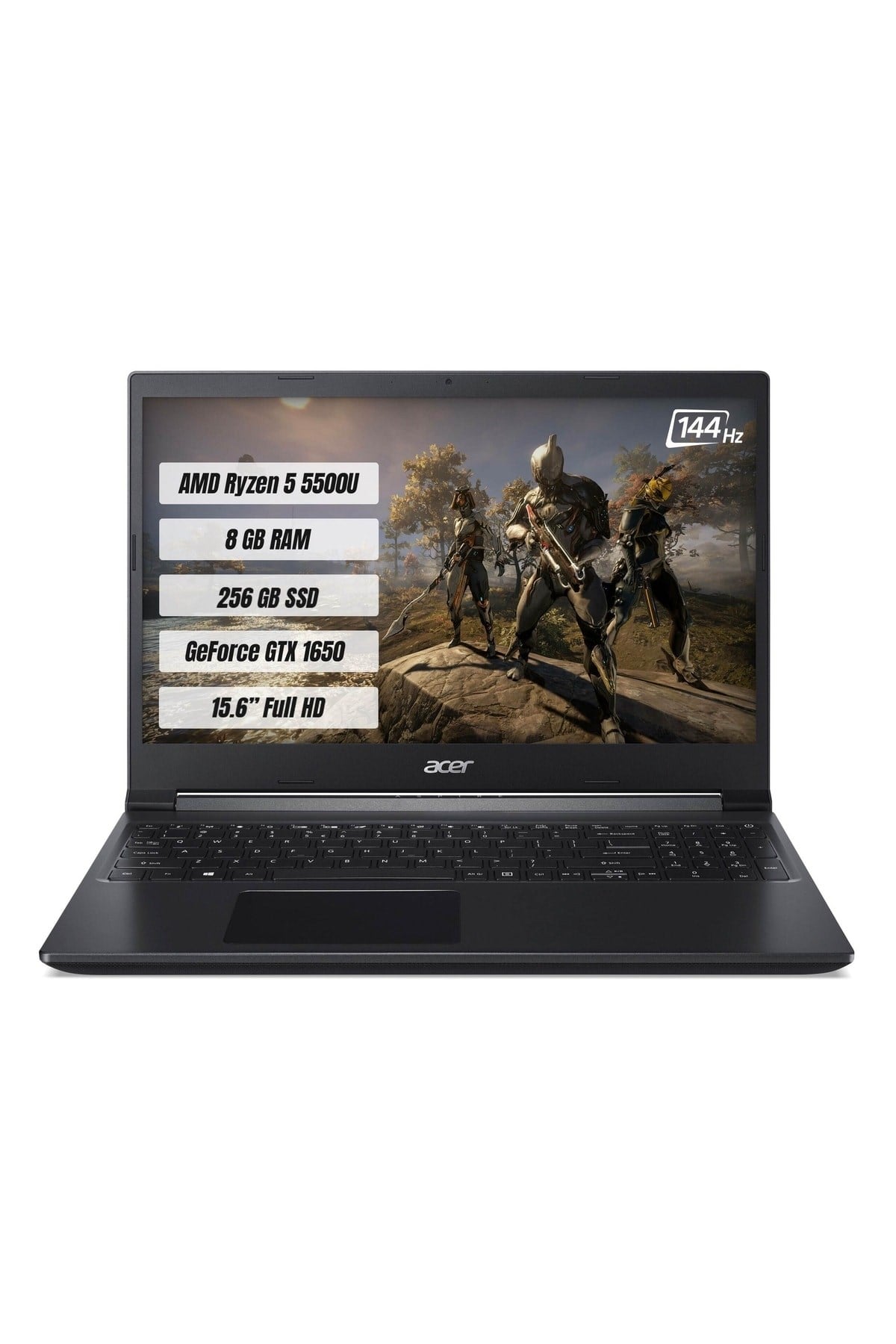 Gaming Aspire7 A715-42g R5 5500u 8gb 256gb Ssd Gtx1650 144hz Dos 15.6 Fhd Notebook Nh.qbfey.007