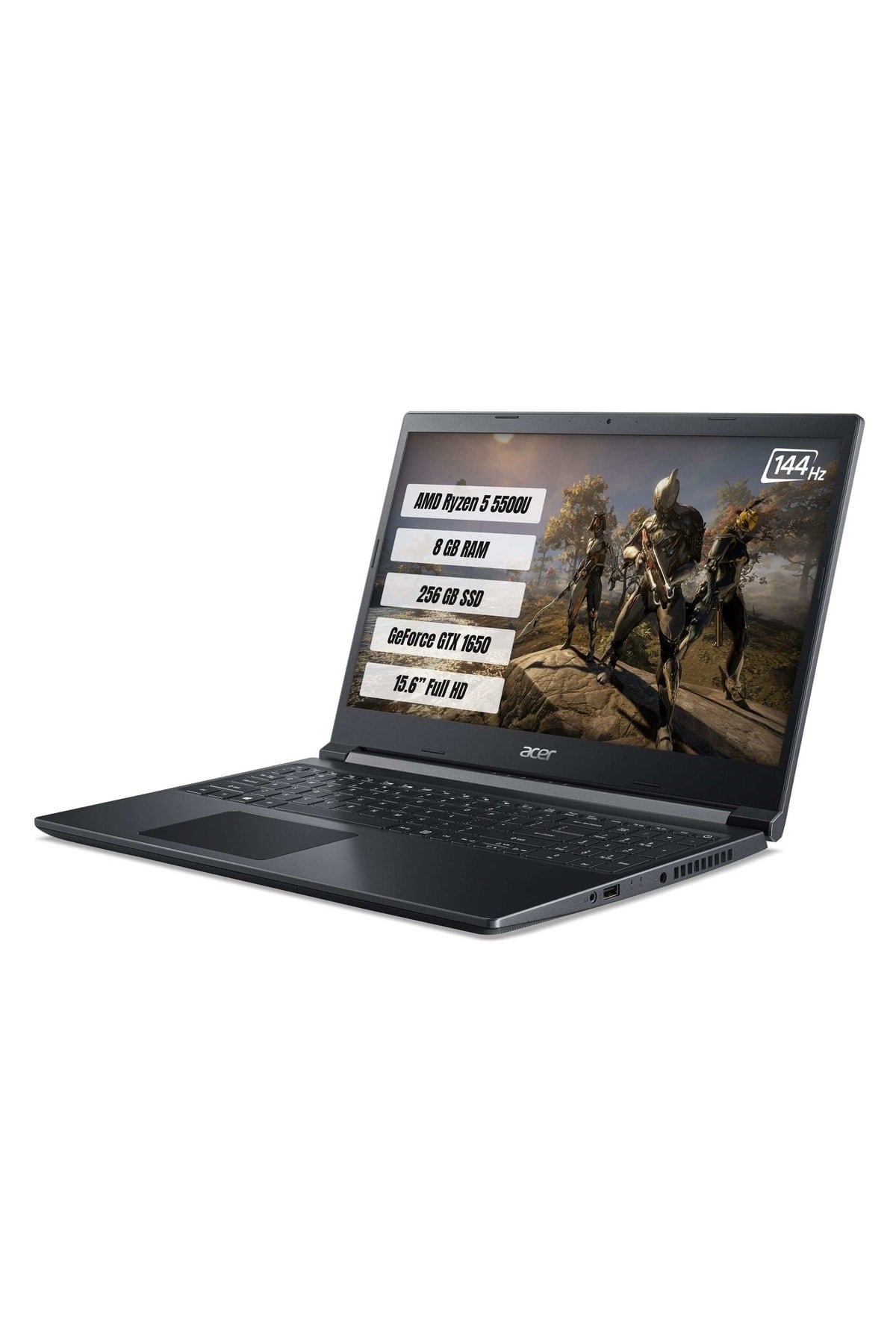 Gaming Aspire7 A715-42g R5 5500u 8gb 256gb Ssd Gtx1650 144hz Dos 15.6 Fhd Notebook Nh.qbfey.007