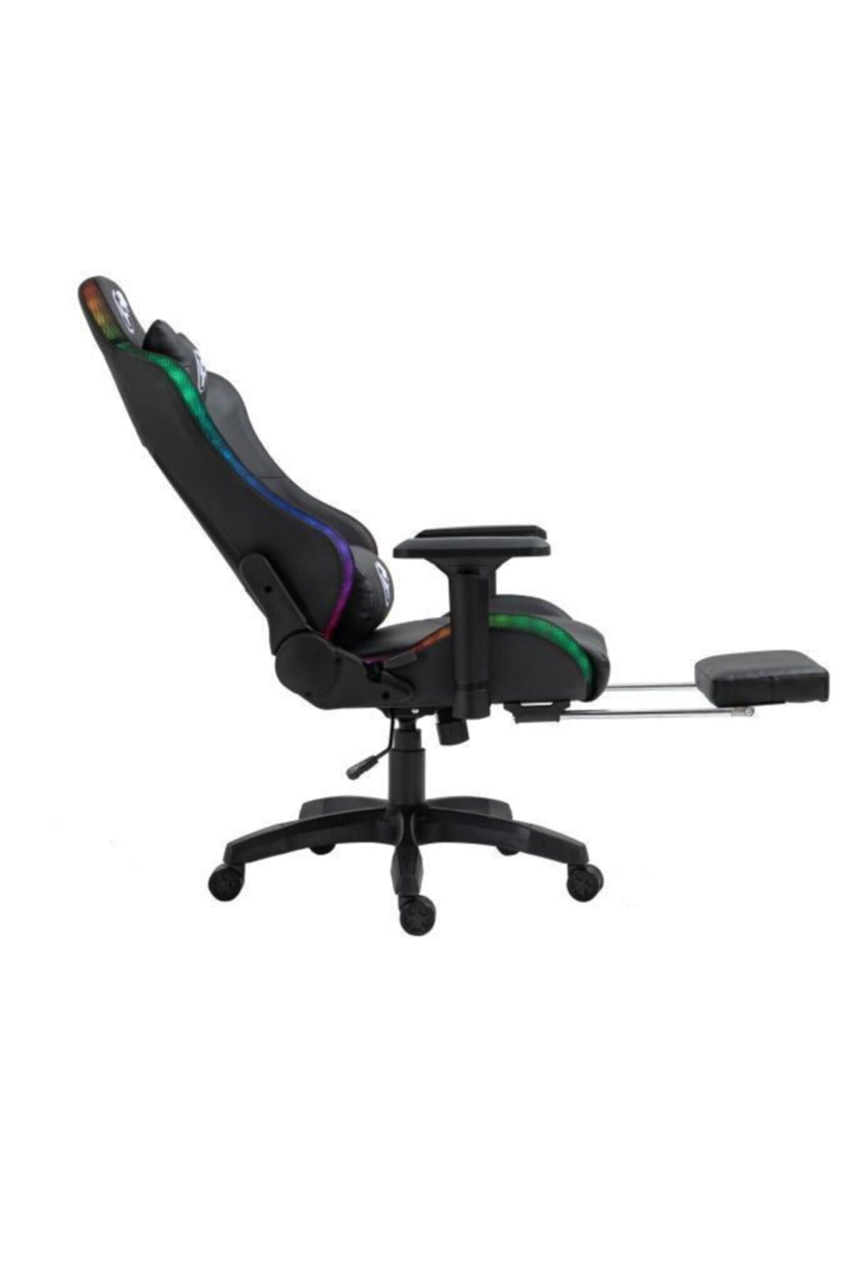 Gc3001b Masajlı,rgb,4d Kolçaklı,ayak Destekli Oyuncu Koltuğu, Siyah