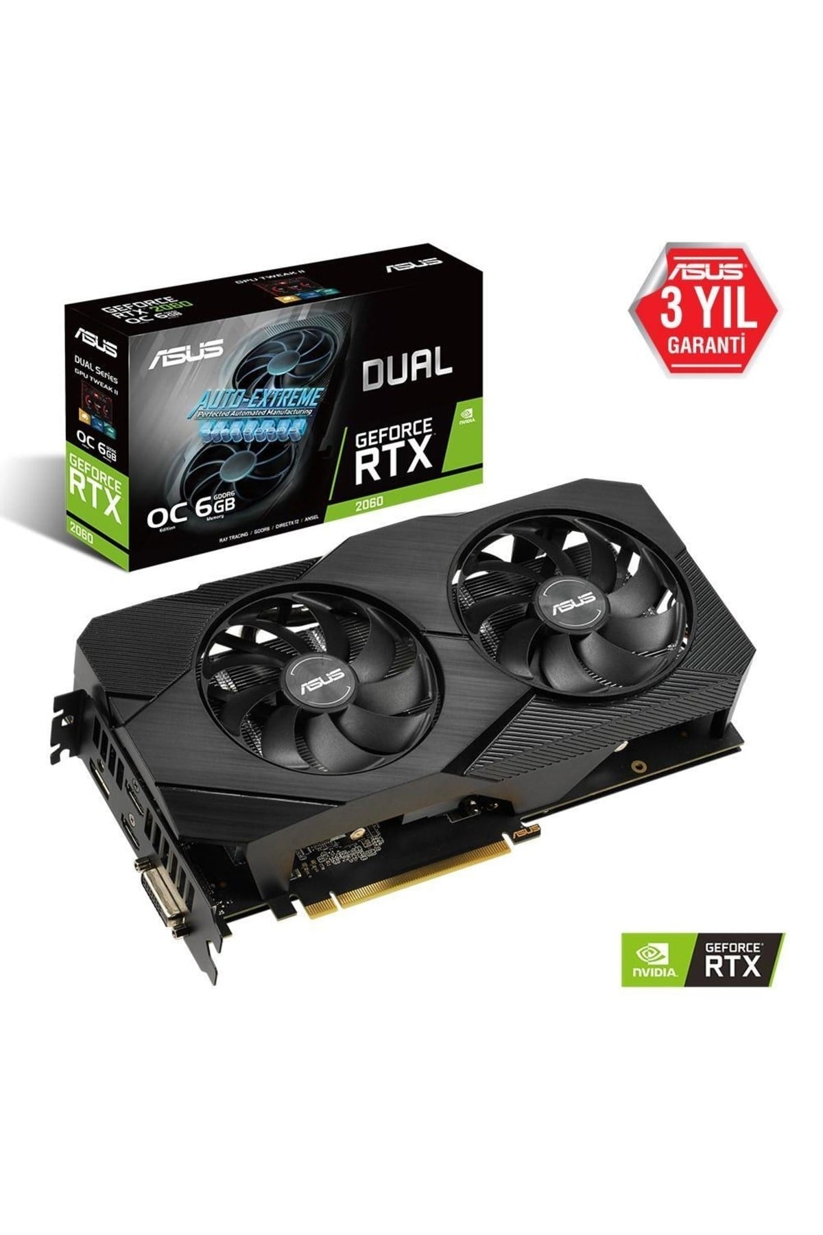 Geforce RTX 2060 Dual 6 GB Evo Oc Drivers GDDR6 192 Bit
